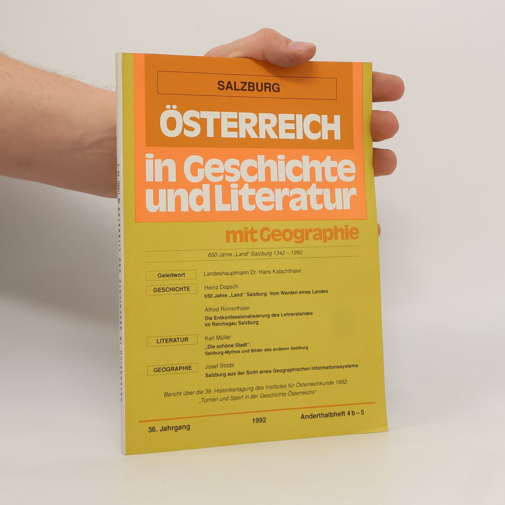 Autorenkollektiv Osterreich in Geschichte und Literatur mit Geographie