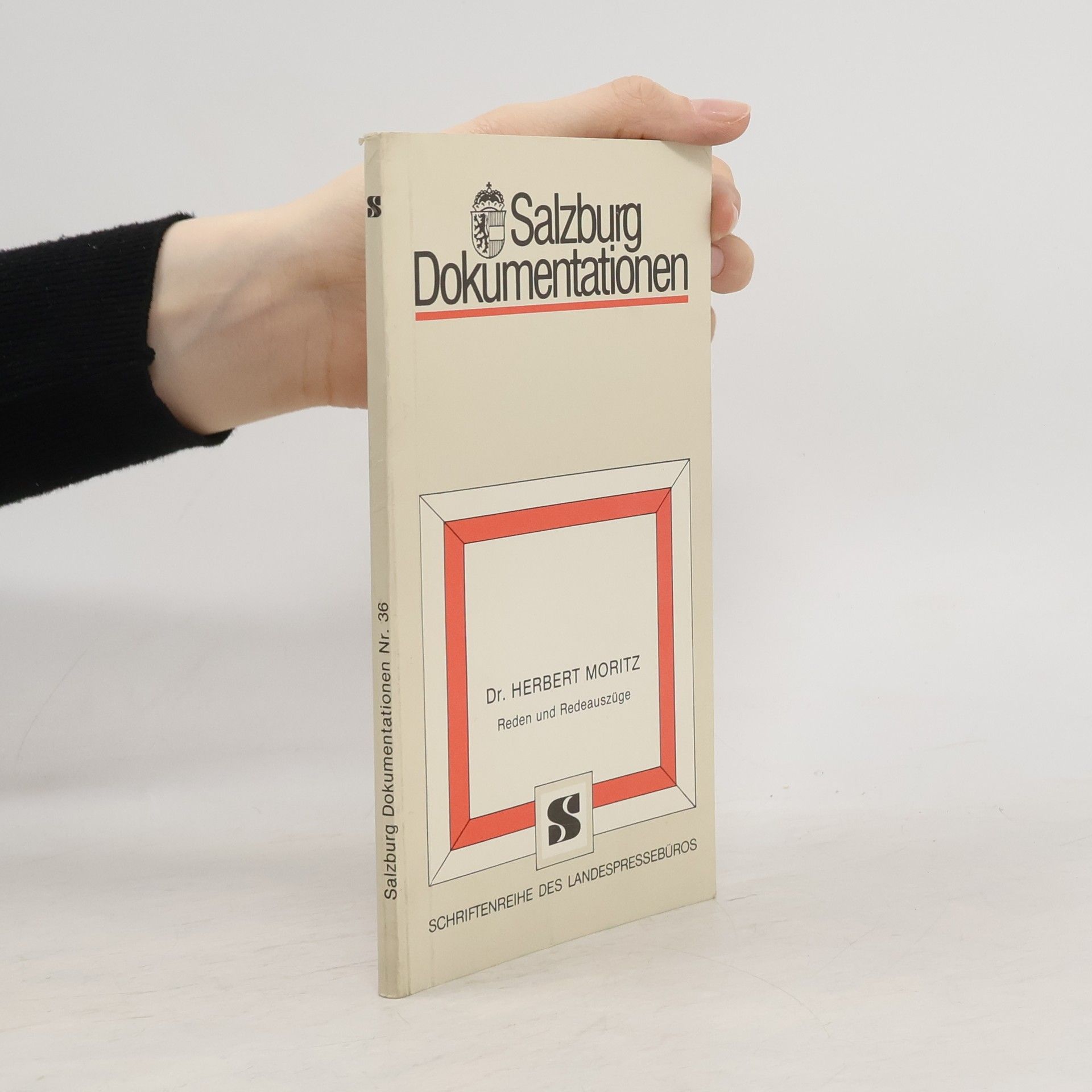 Herbert Moritz Salzburg Dokumentationen 36