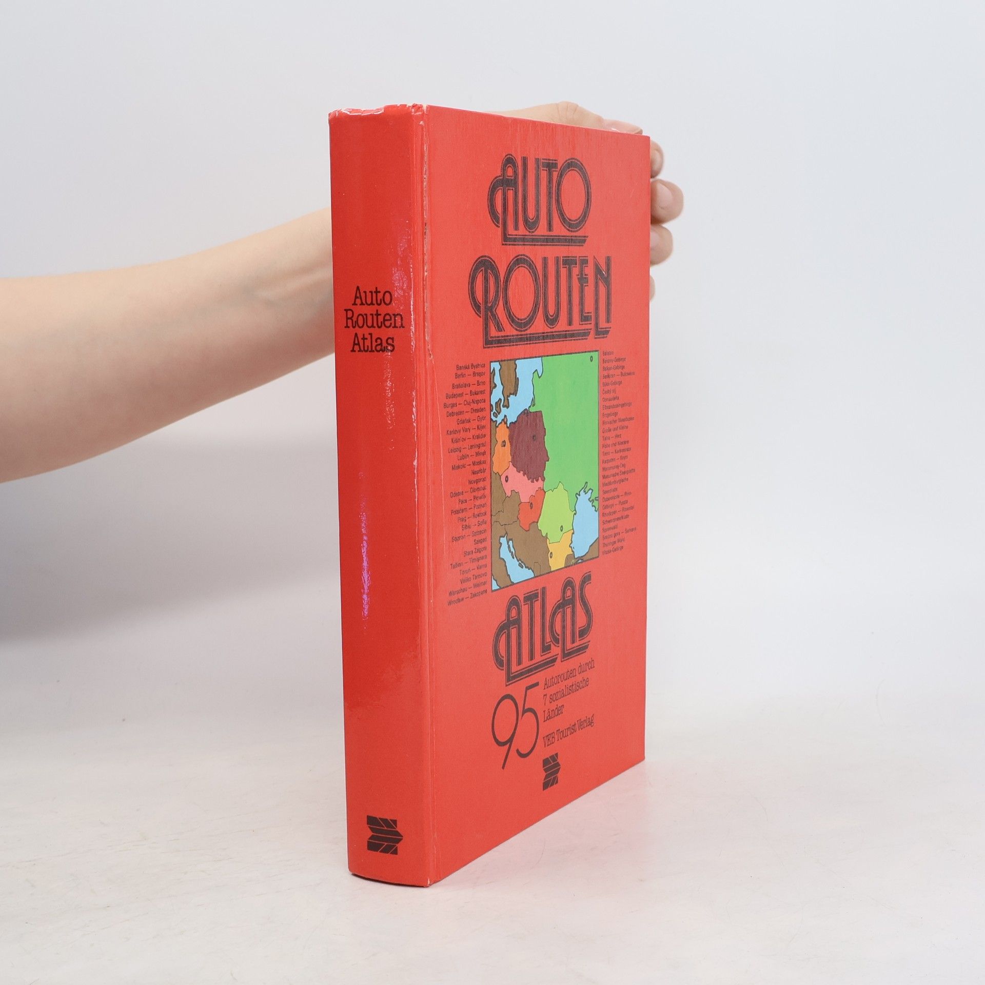 Autorenkollektiv Auto Routen Atlas