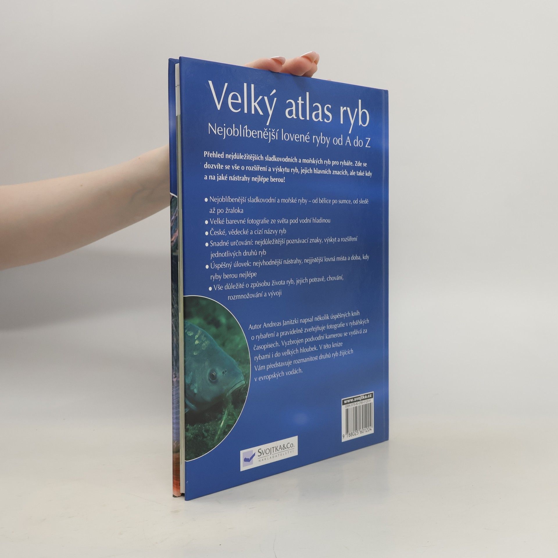 Andreas Janitzki Velký atlas ryb : nejoblíbenější lovené ryby od A do Z