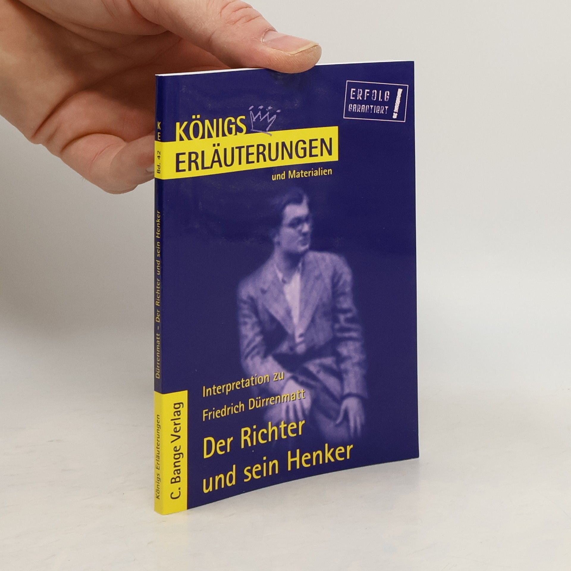 Bernd Matzkowski Erläuterungen zu Friedrich Dürrenmatt, Der Richter und sein Henker