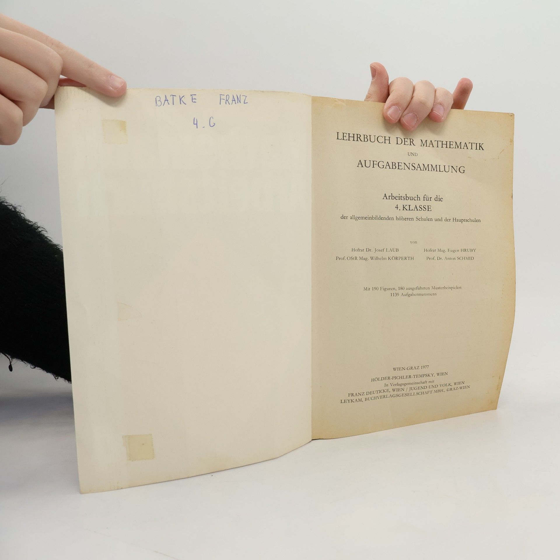 Josef Laub Lehrbuch der Mathematik und Aufgabensammlung
