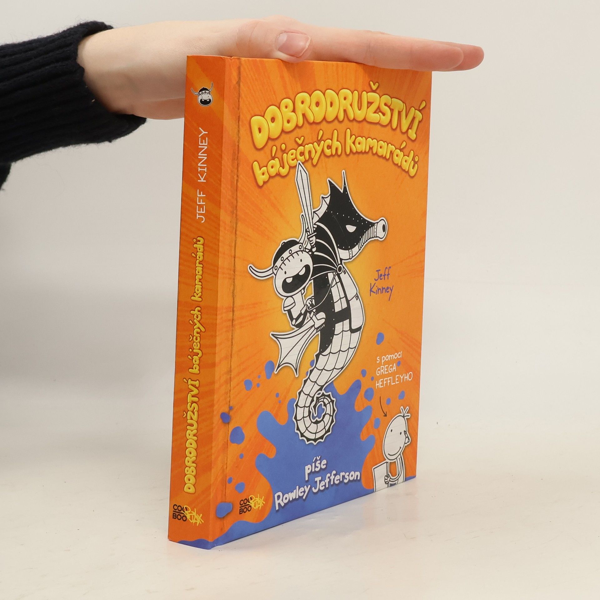 Jeff Kinney Dobrodružství báječných kamarádů. Píše Rowley Jefferson