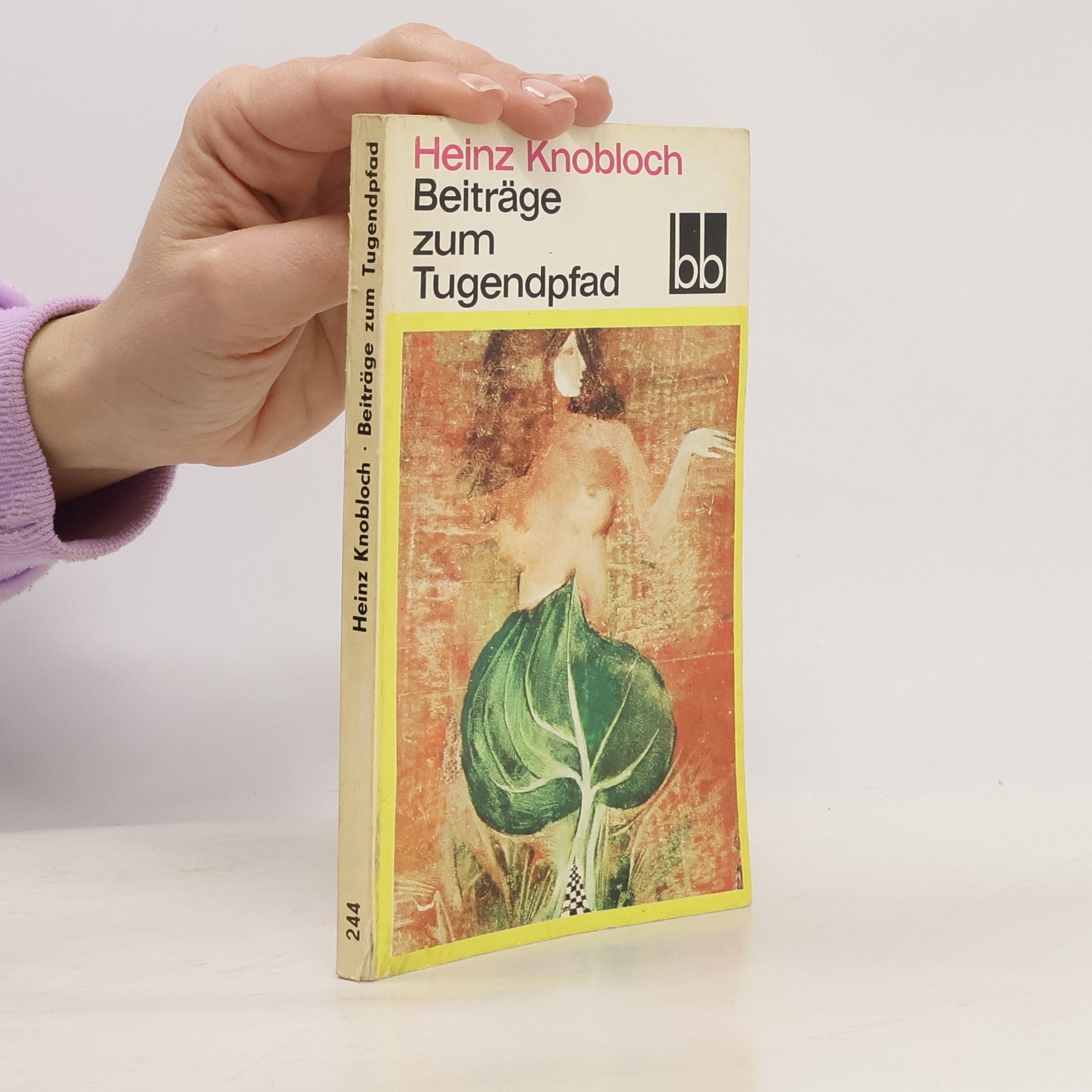 Heinz Knobloch Beiträge zum Tugendpfad : Feuilletons