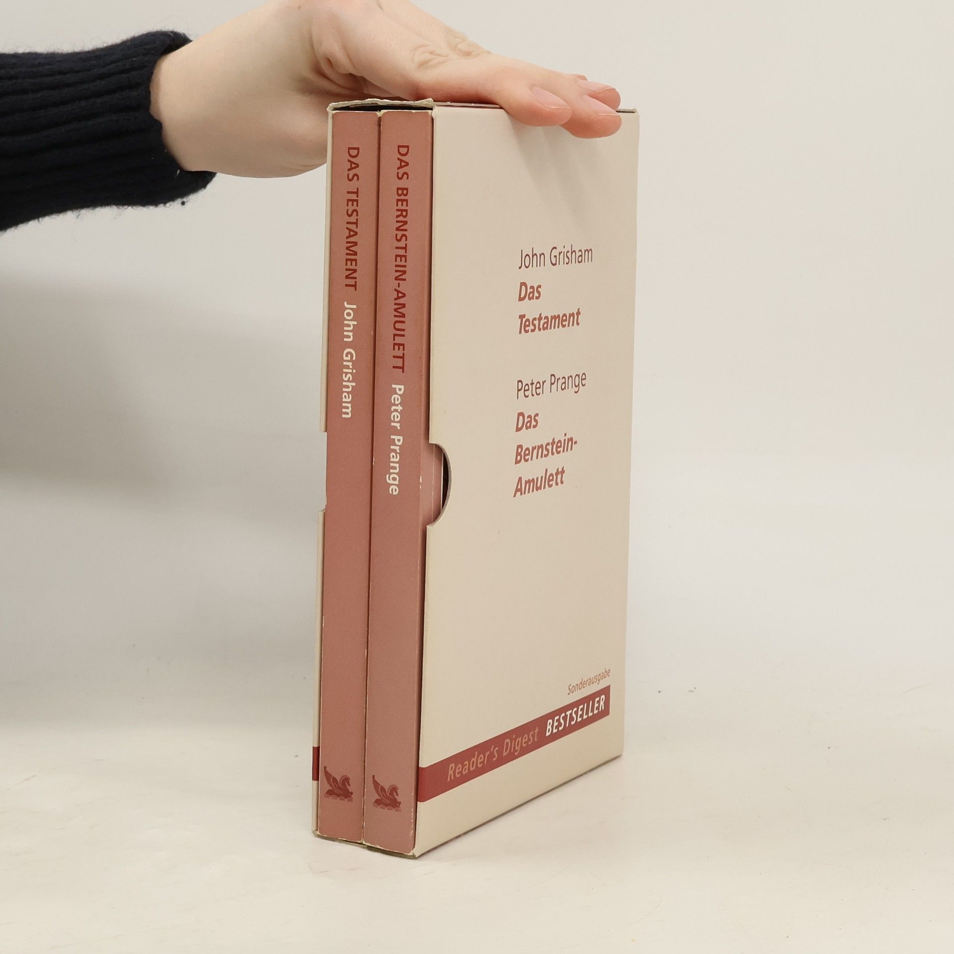 Peter Prange Reader´s Digest Bestseller. Das Testament. Das Bernstein-Amulett