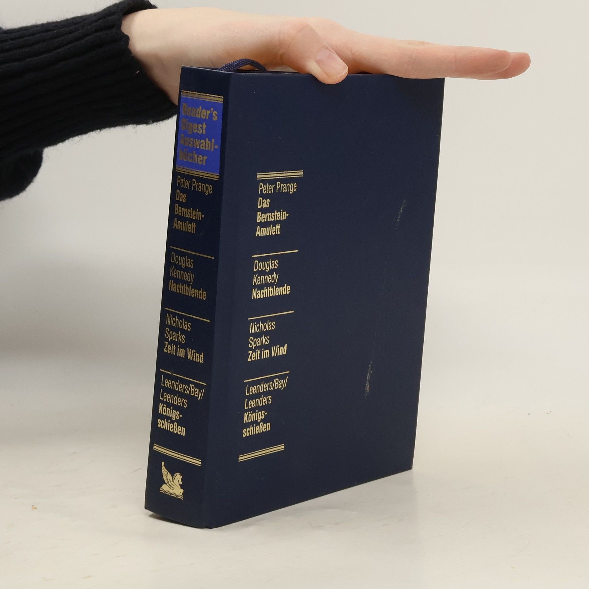 Nicholas Sparks Reader's Digest Auswahlbücher. Das Bernsteinamulett. Nachtblende. Zeit im Wind. Königsschiessen