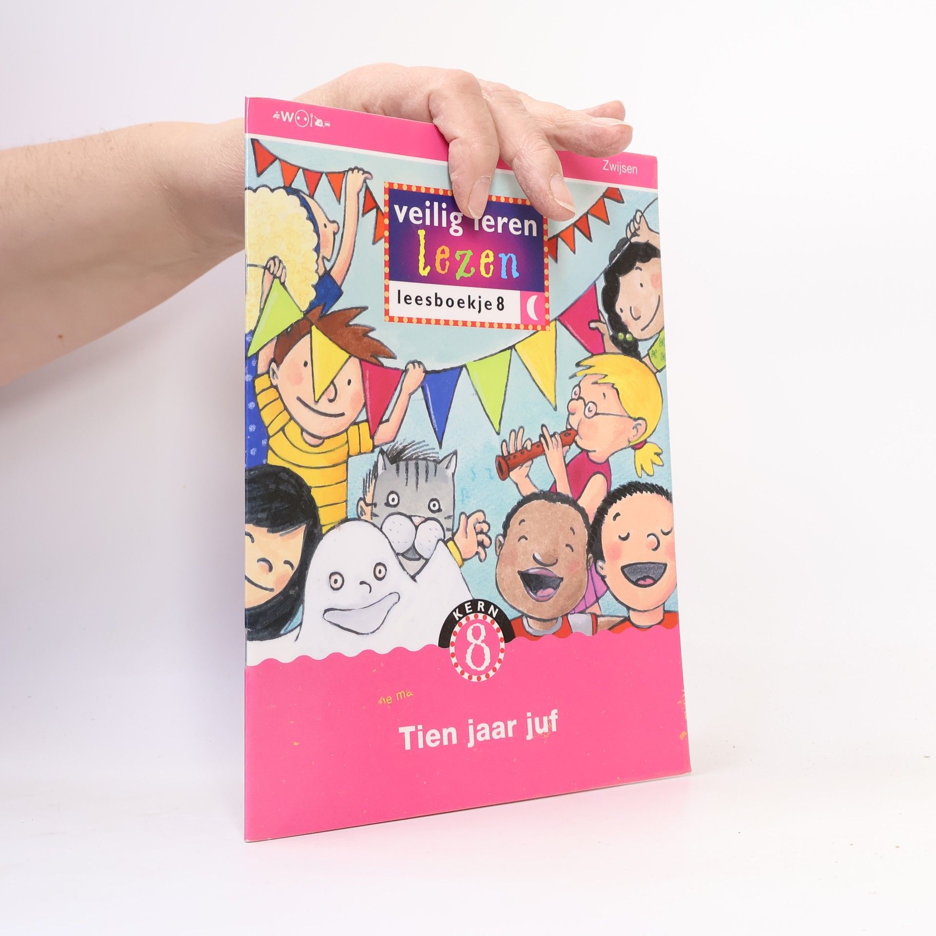 Truus van de Waarsenburg Veilig leren lezen Leesboekje maan - 8: Tien jaar juf