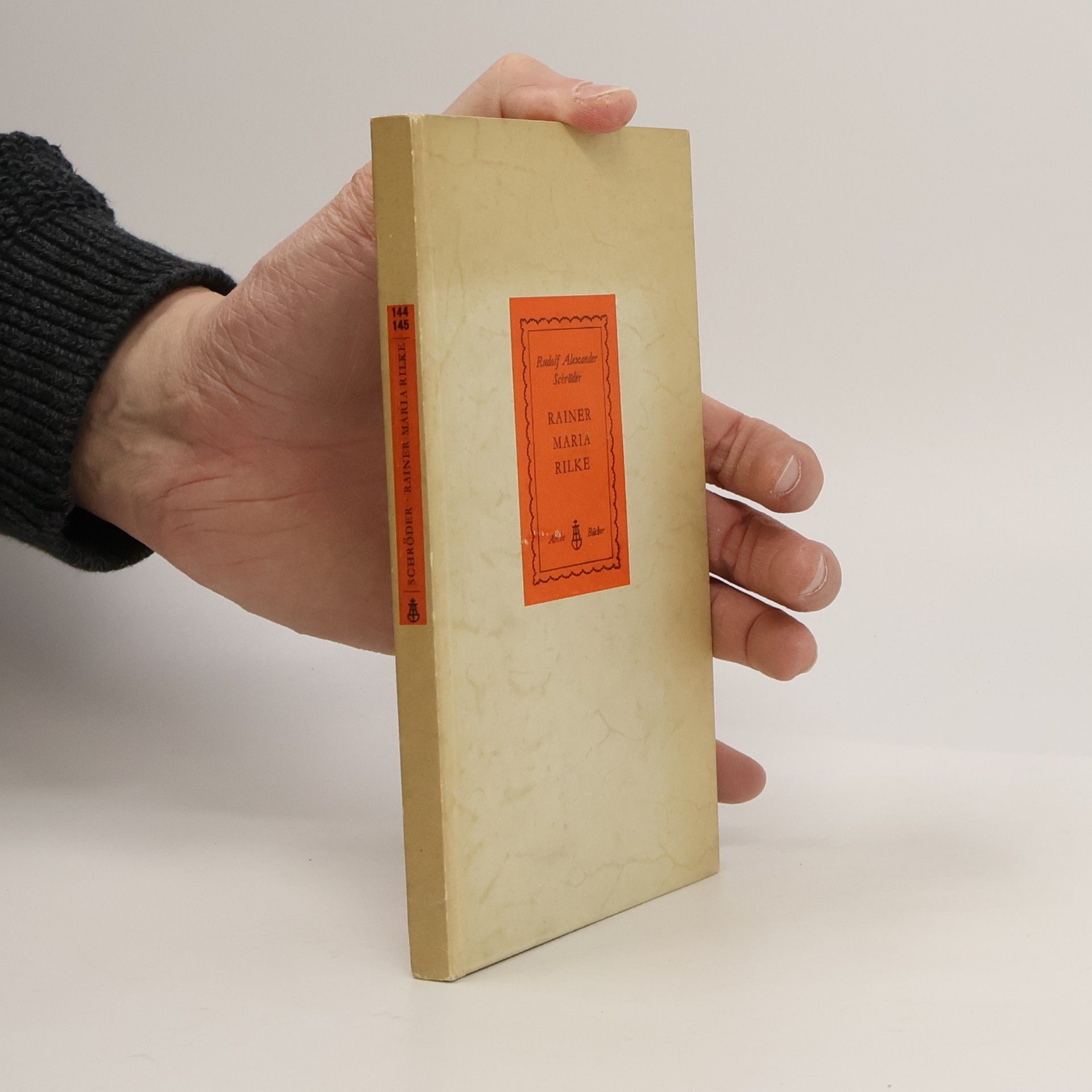Rudolf Alexander Schröder Rainer Maria Rilke
