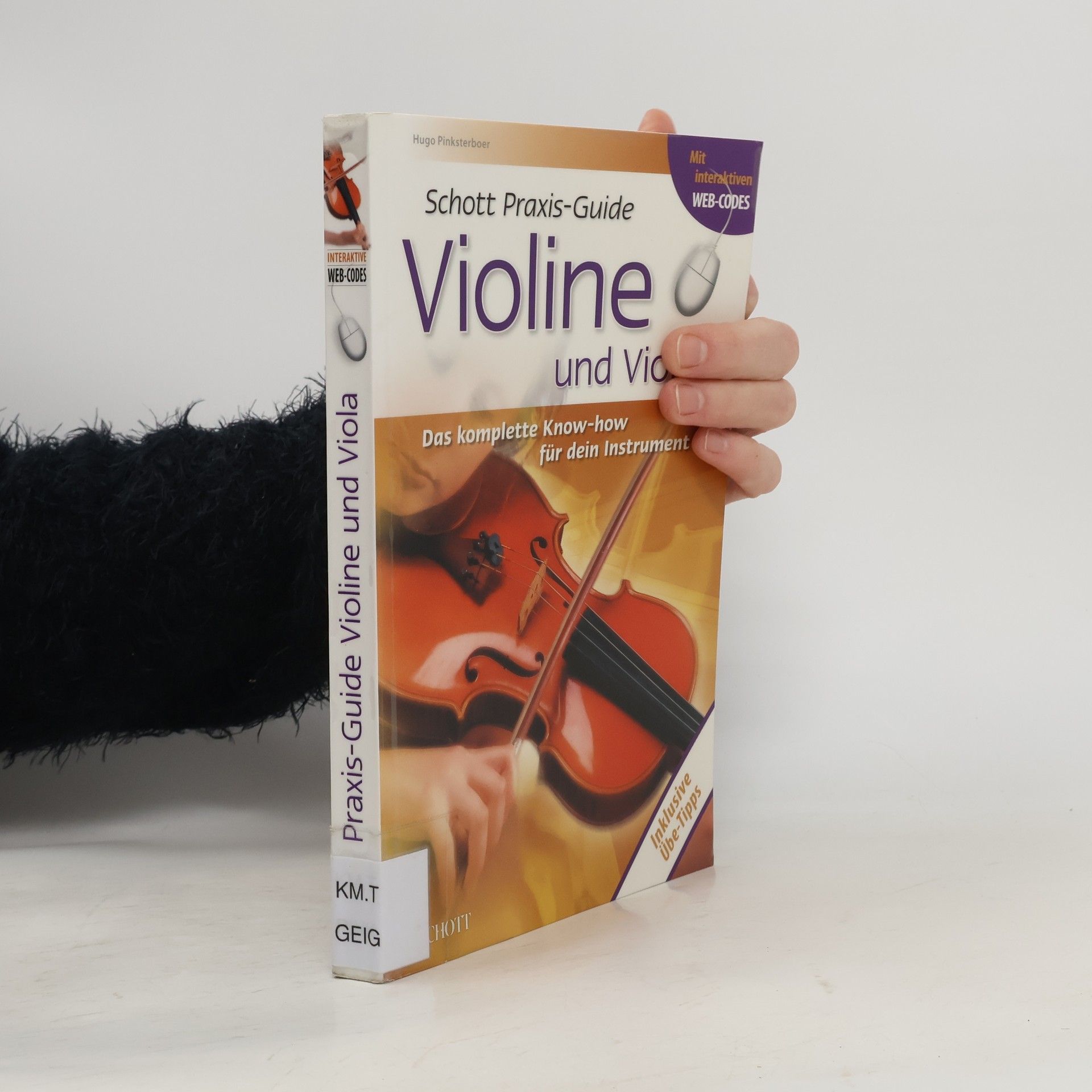Hugo Pinksterboer Schott Praxis-Guide Violine und Viola
