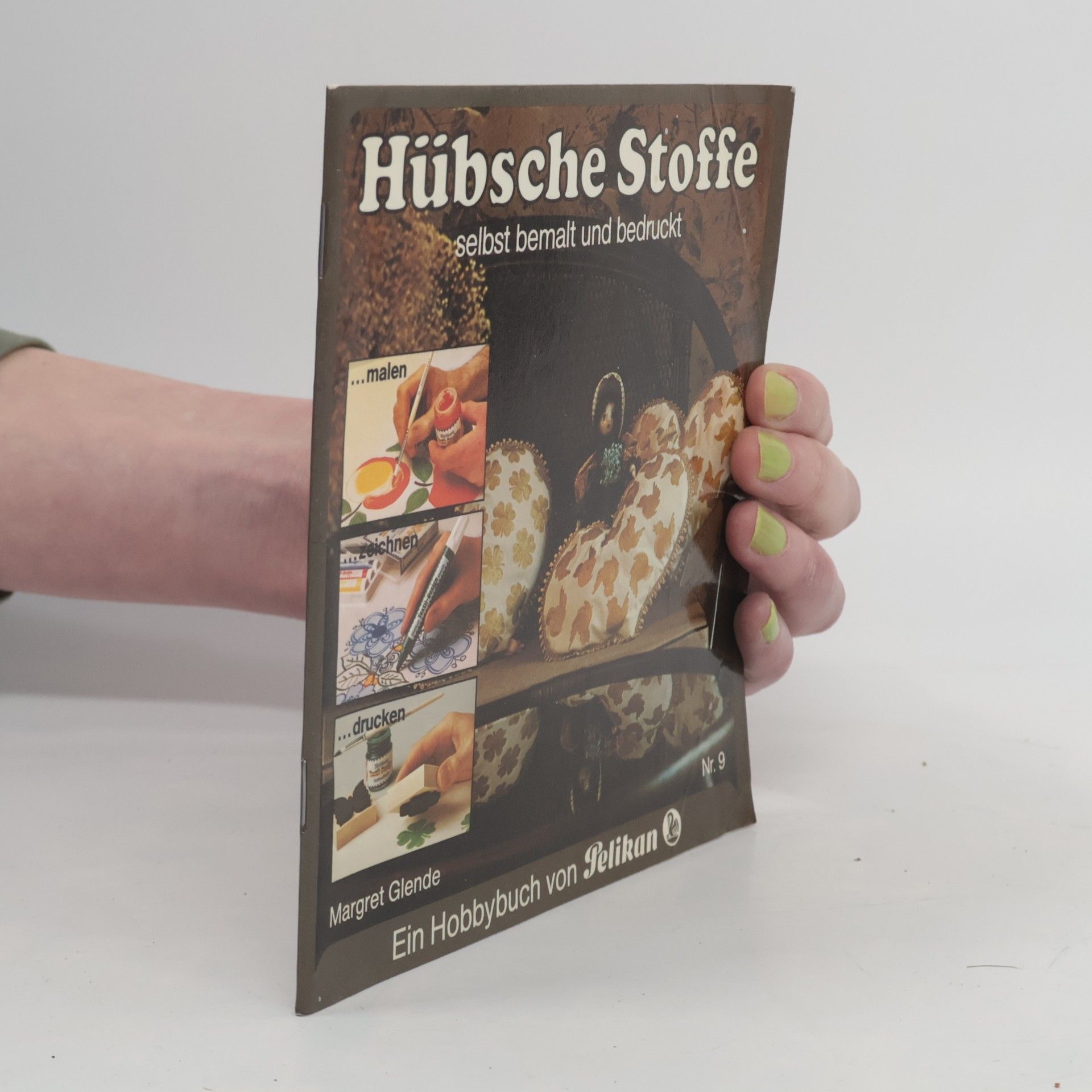 Margret Glende Hübsche Stoffe selbst bemalt und bedruckt