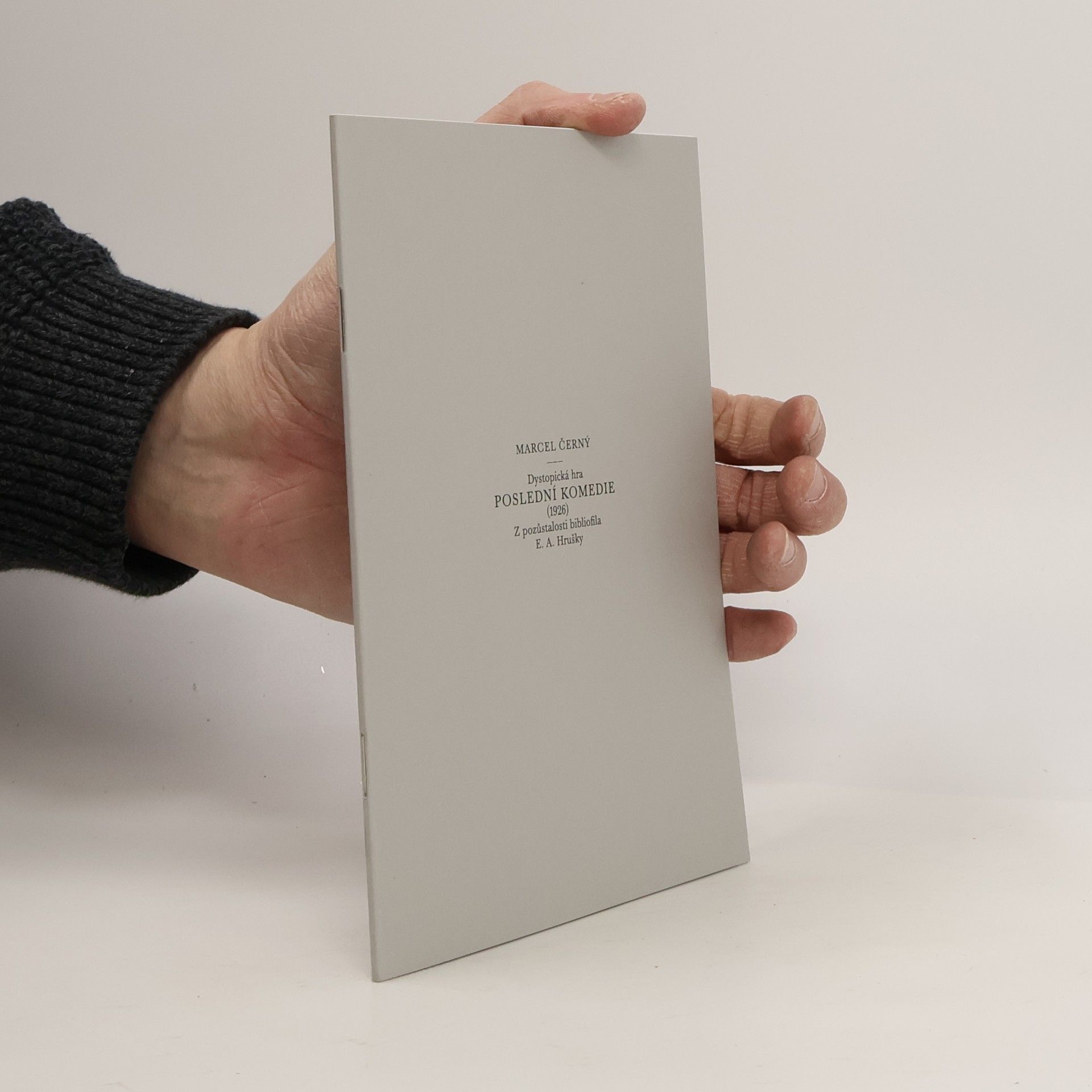 Marcel Černý Poslední komedie