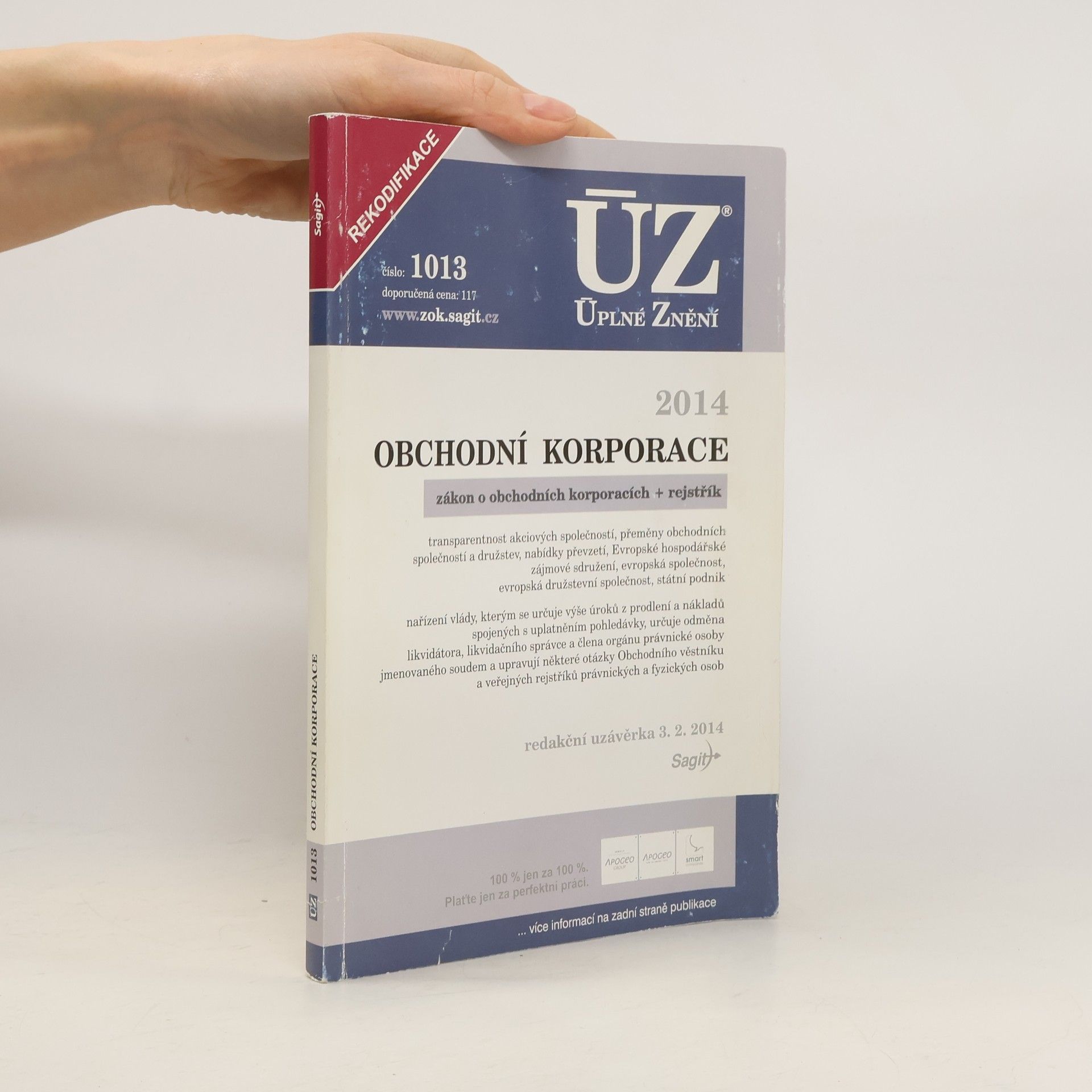 Autores varios Obchodní korporace. Zákon o obchodních korporacích + rejstřík