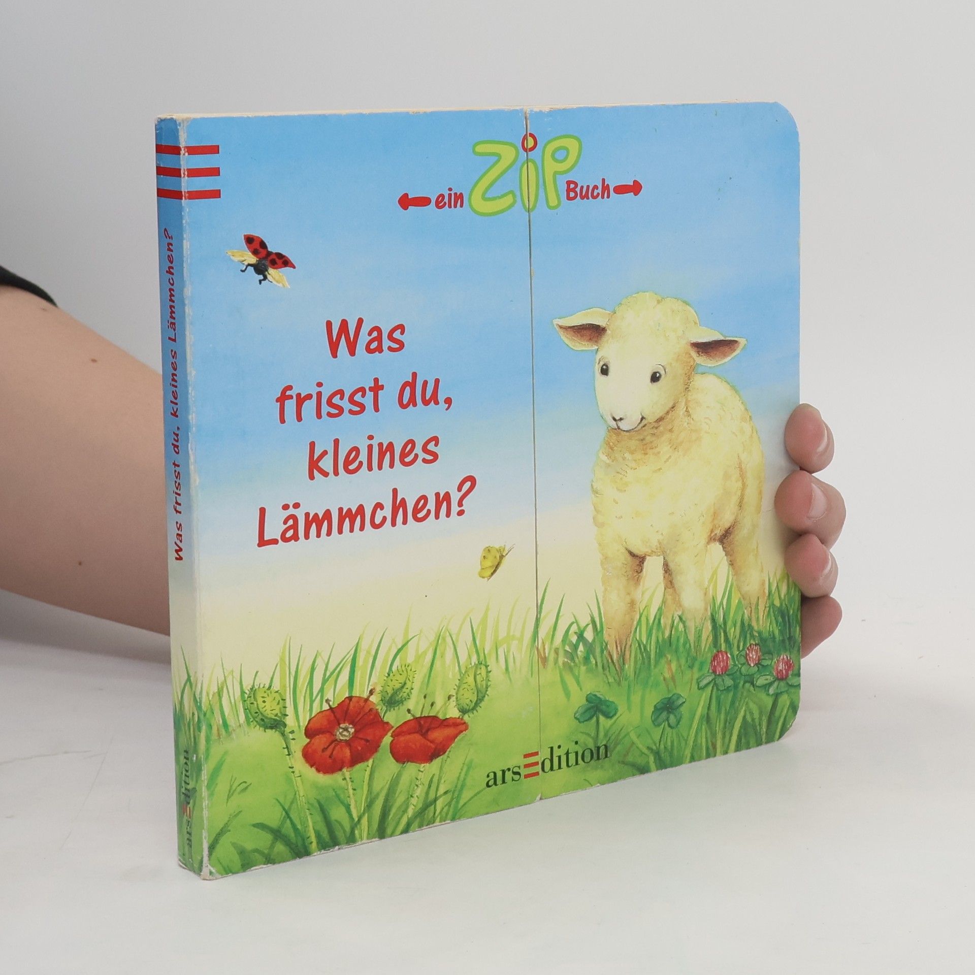 Irene Mohr Zip Buch: Was frisst du, kleines Lämmchen?