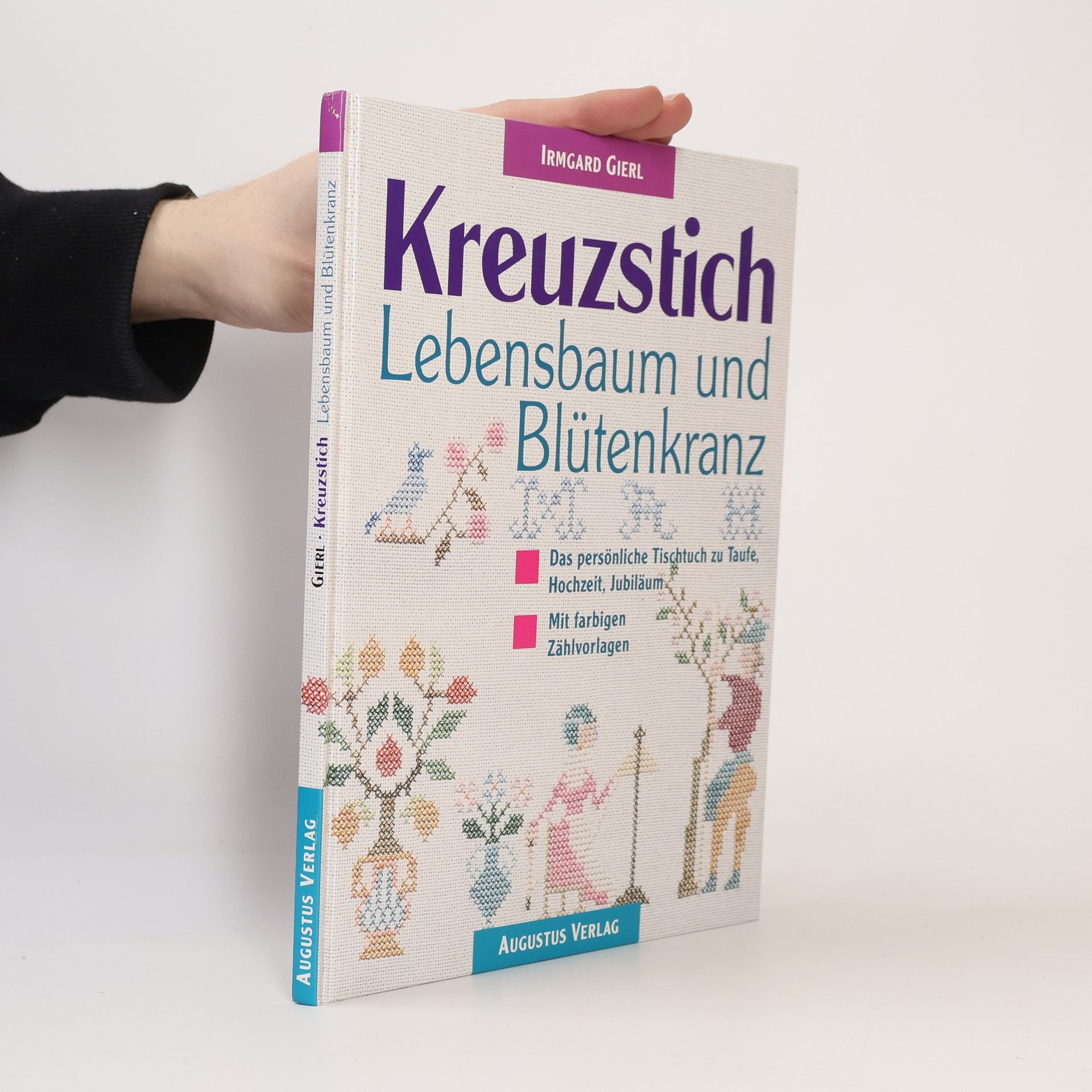 Irmgard Gierl Kreuzstich - Lebensbaum und Blütenkranz