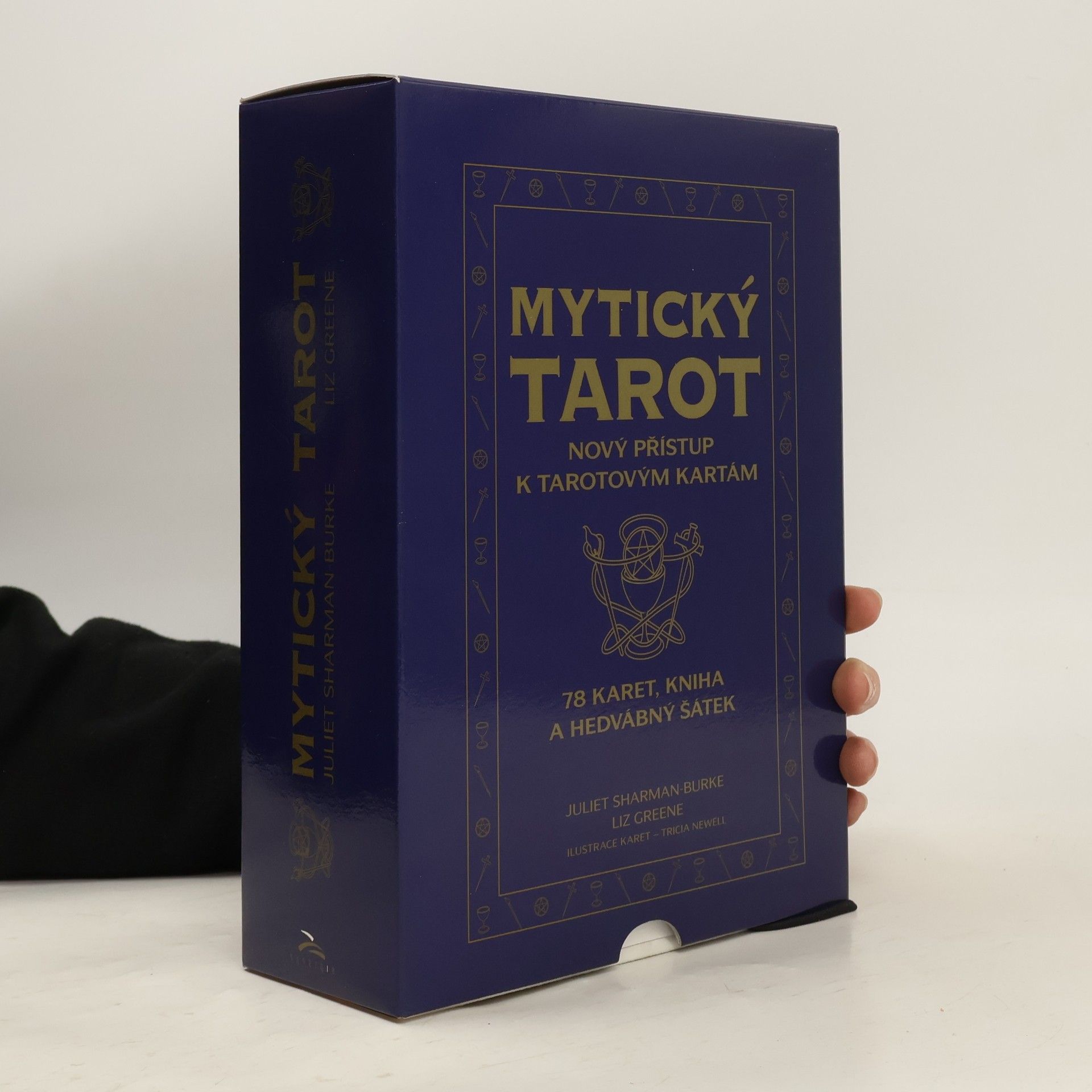 Mytický tarot + 78 tarotových karet + šátek