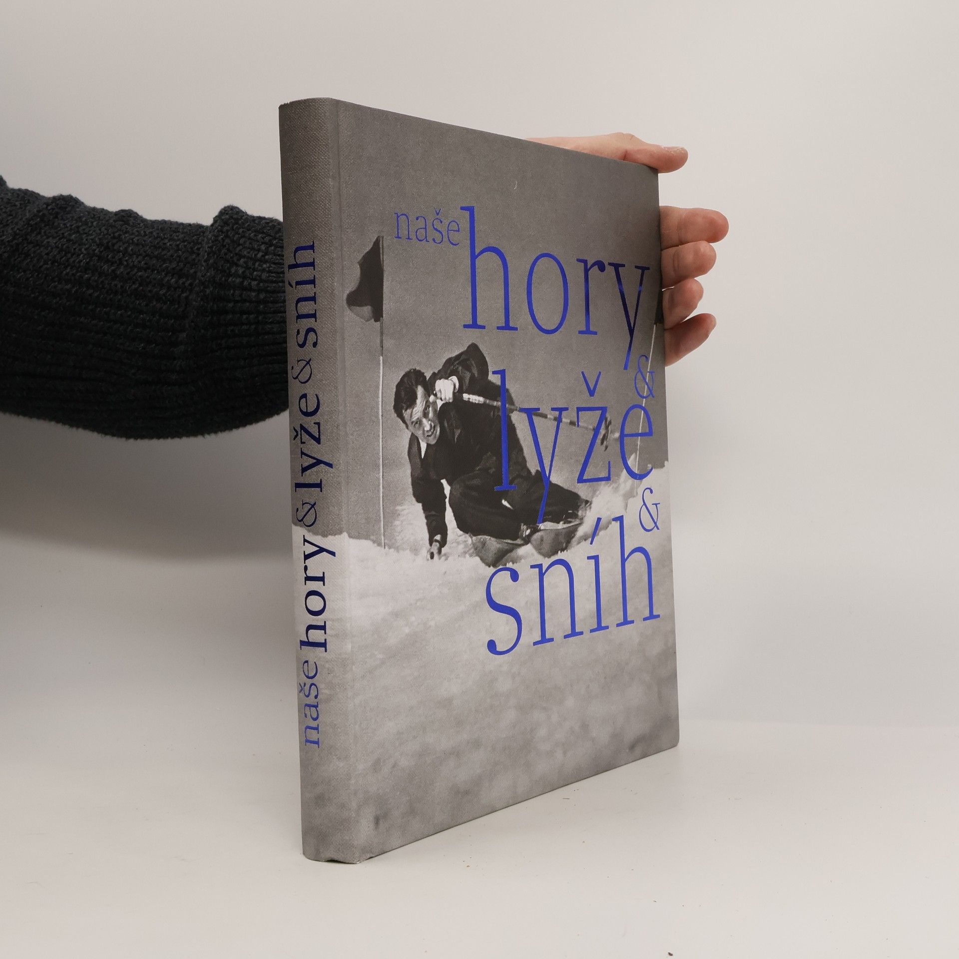 Herbert Slavík Naše hory, lyže, sníh