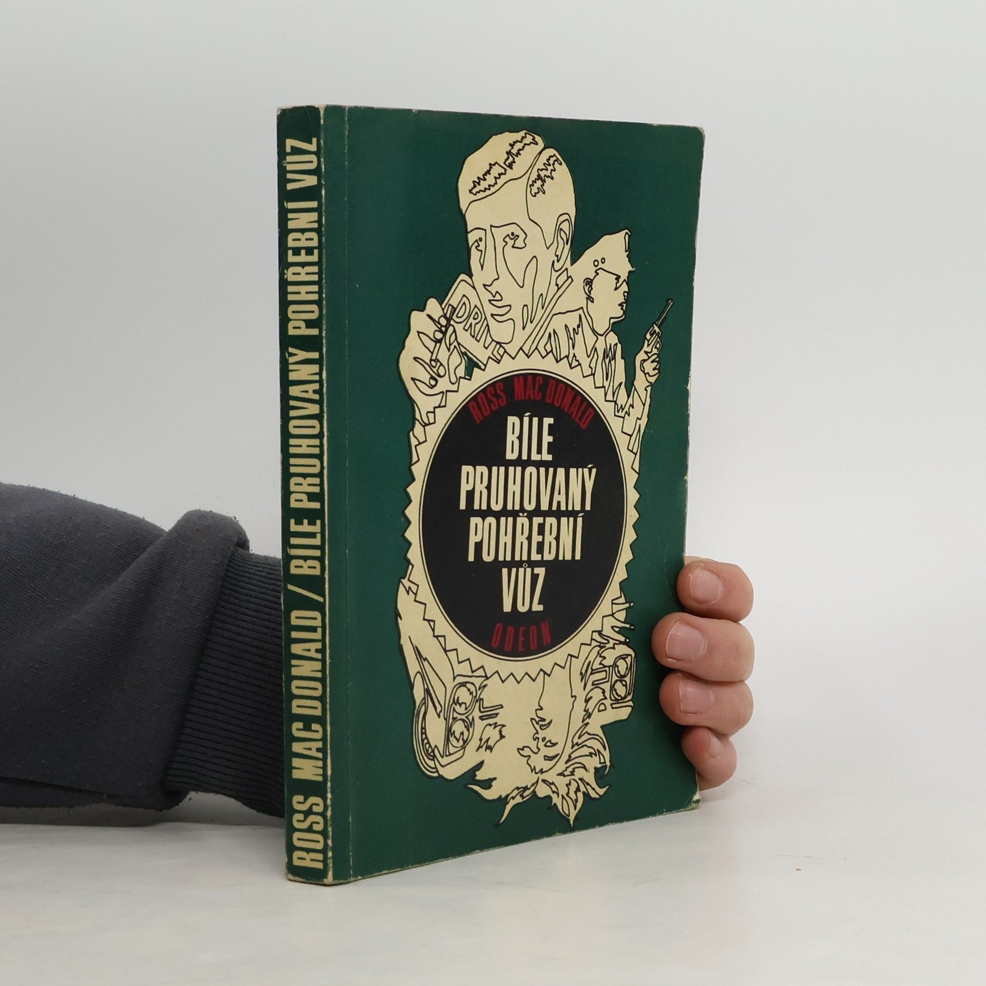 Ross Macdonald Bíle pruhovaný pohřební vůz