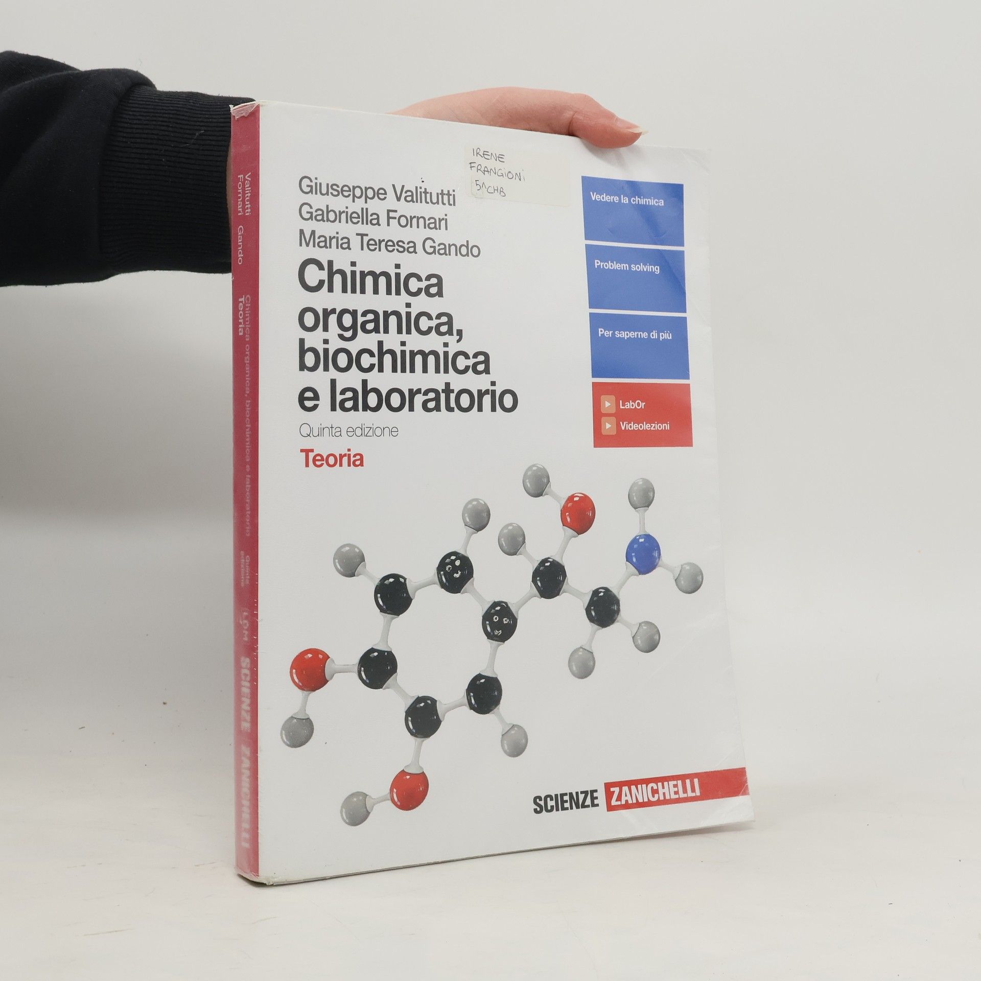 Giuseppe Valitutti Chimica organica, biochimica e laboratorio