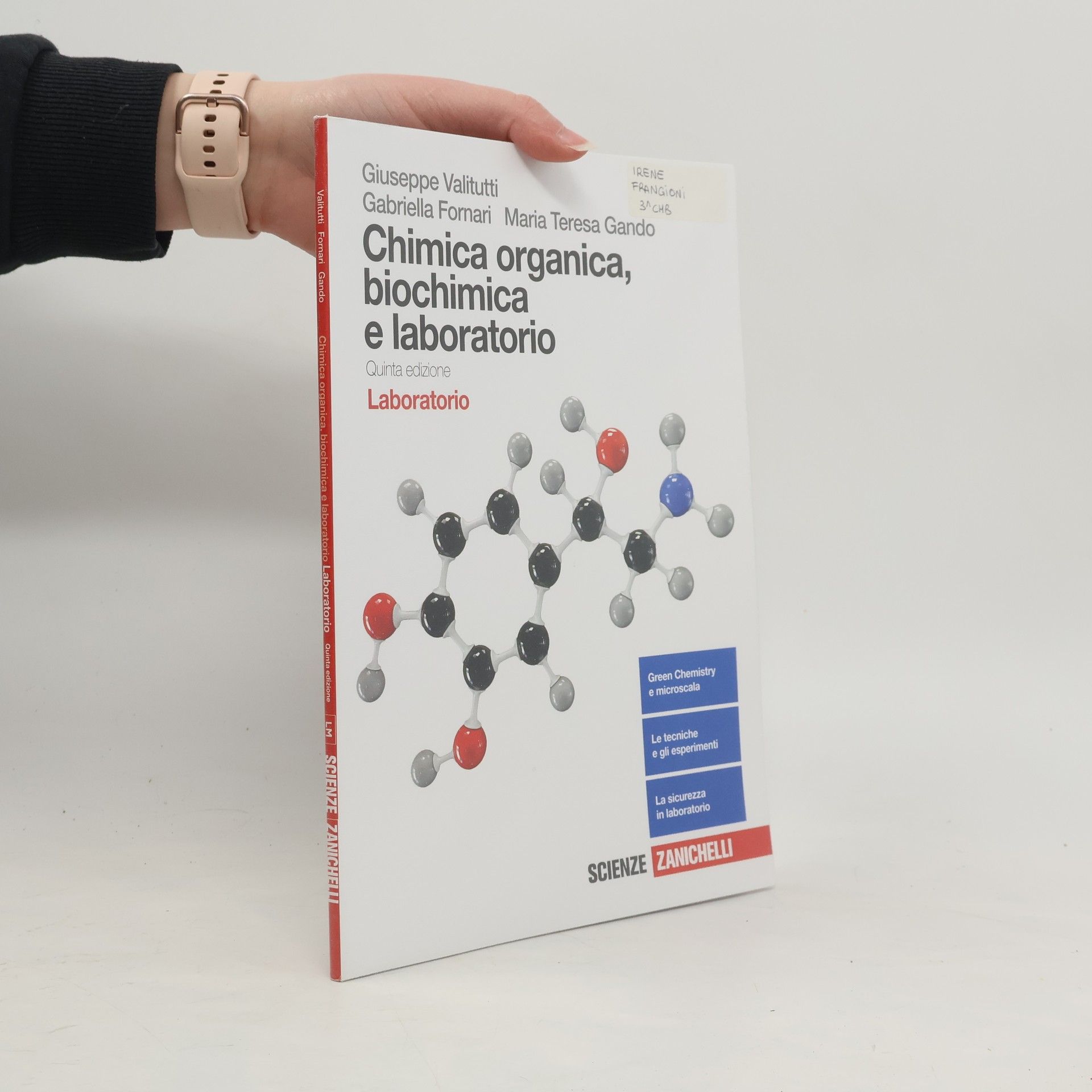 Giuseppe Valitutti Chimica organica, biochimica e laboratorio. Laboratorio. Per le Scuole superiori. Quinta edizione