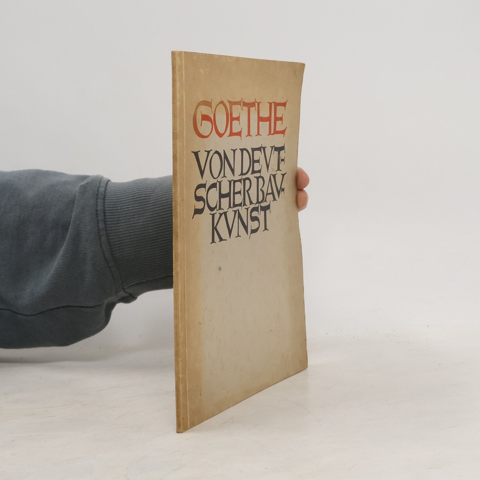 Johann Wolfgang von Goethe Von deutscher Baukunst