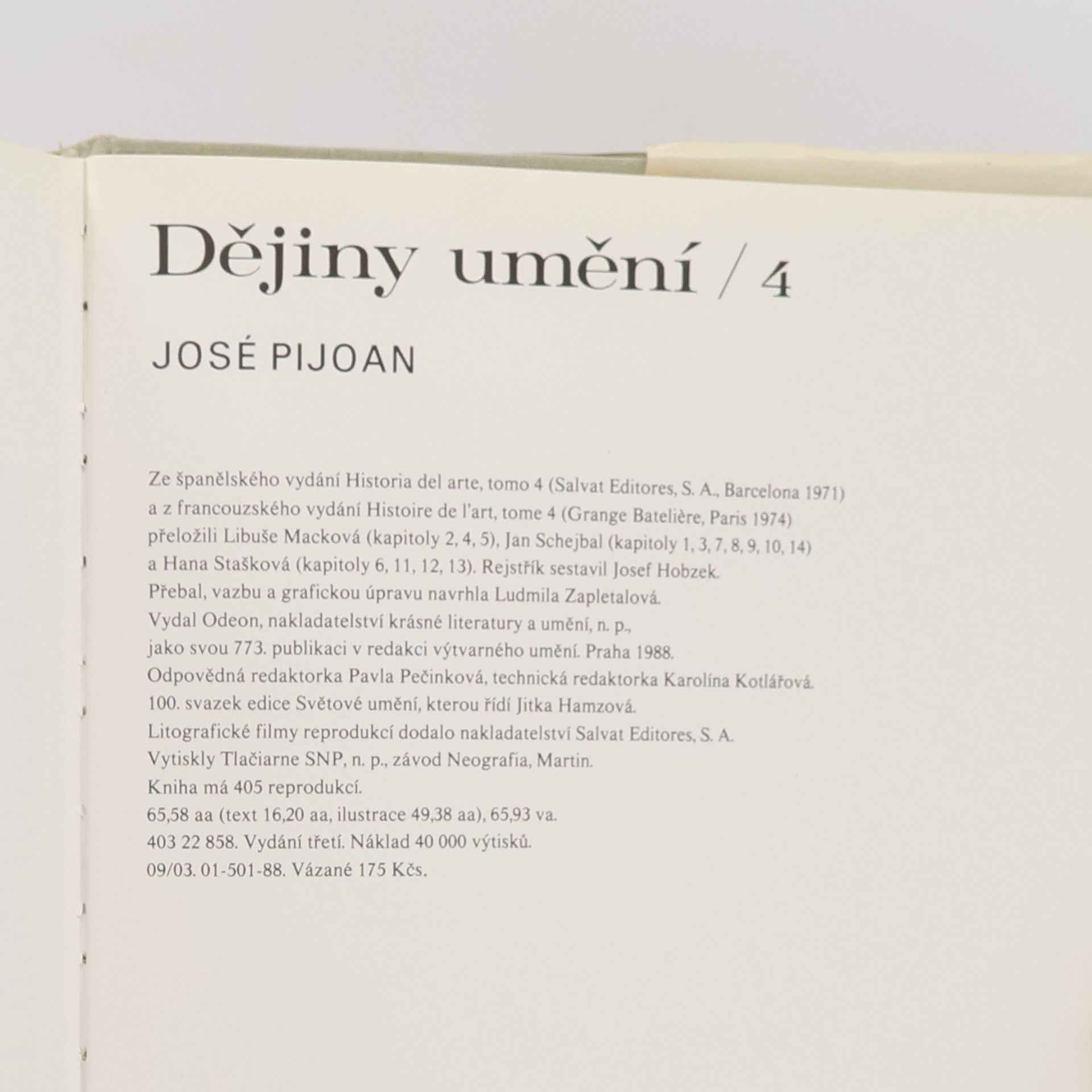 José Pijoán Dějiny umění 4