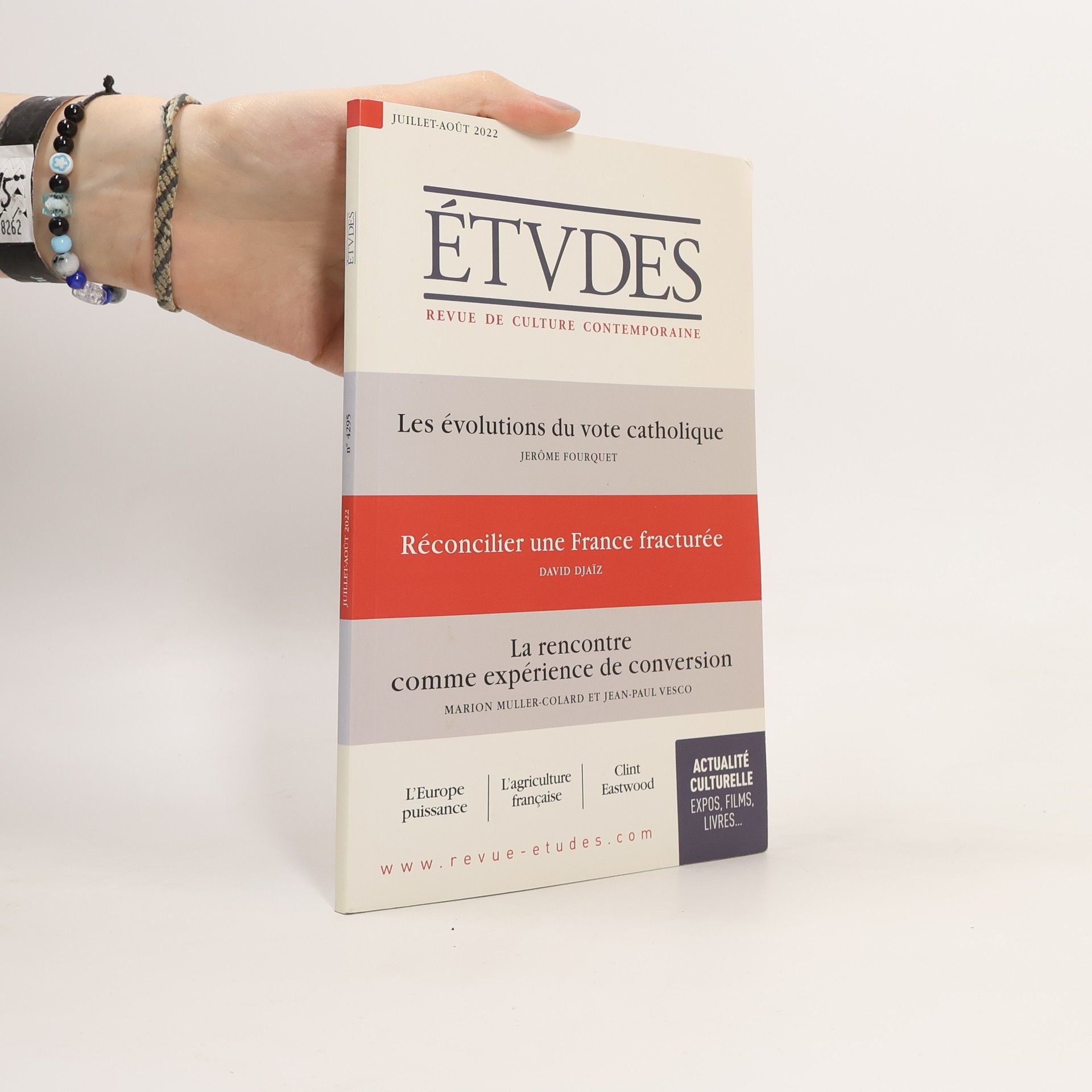 AA.VV. Études juillet-août 2022