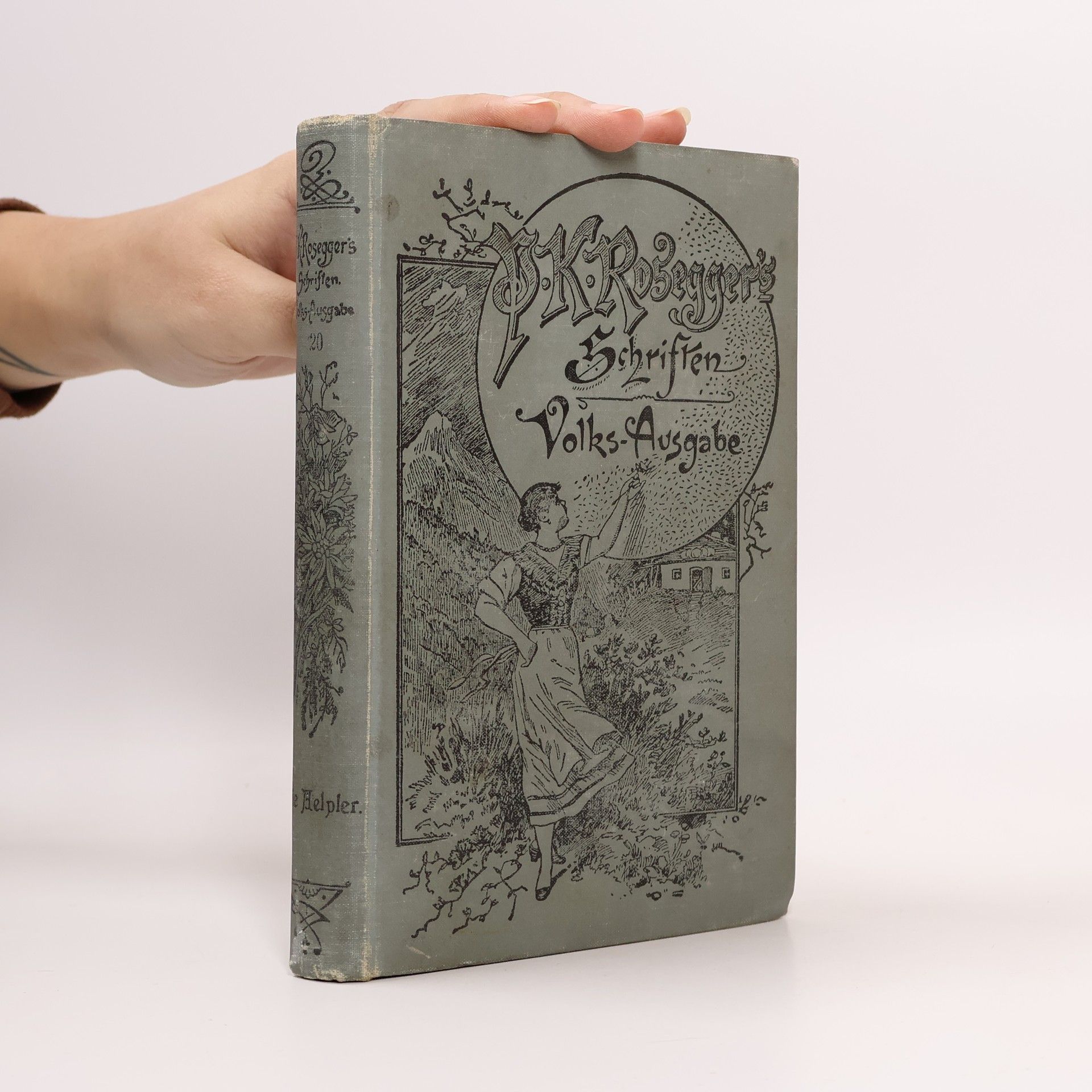 Peter Rosegger P. K. Rosegger's Schriften 20. Die Aelpler in Ihren Wald- Und Dorftypen Geschildert