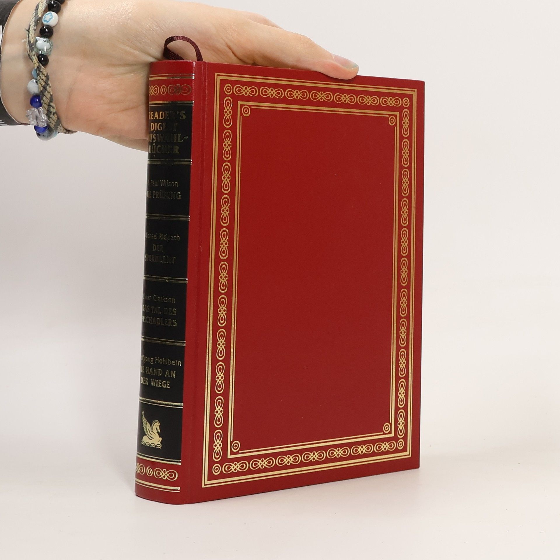 F Paul Wilson Reader's Digest Auswahlbücher. Die Prüfung. Der Spekulant. Das Tal des Fischadlers. Die Hand an der Wiege