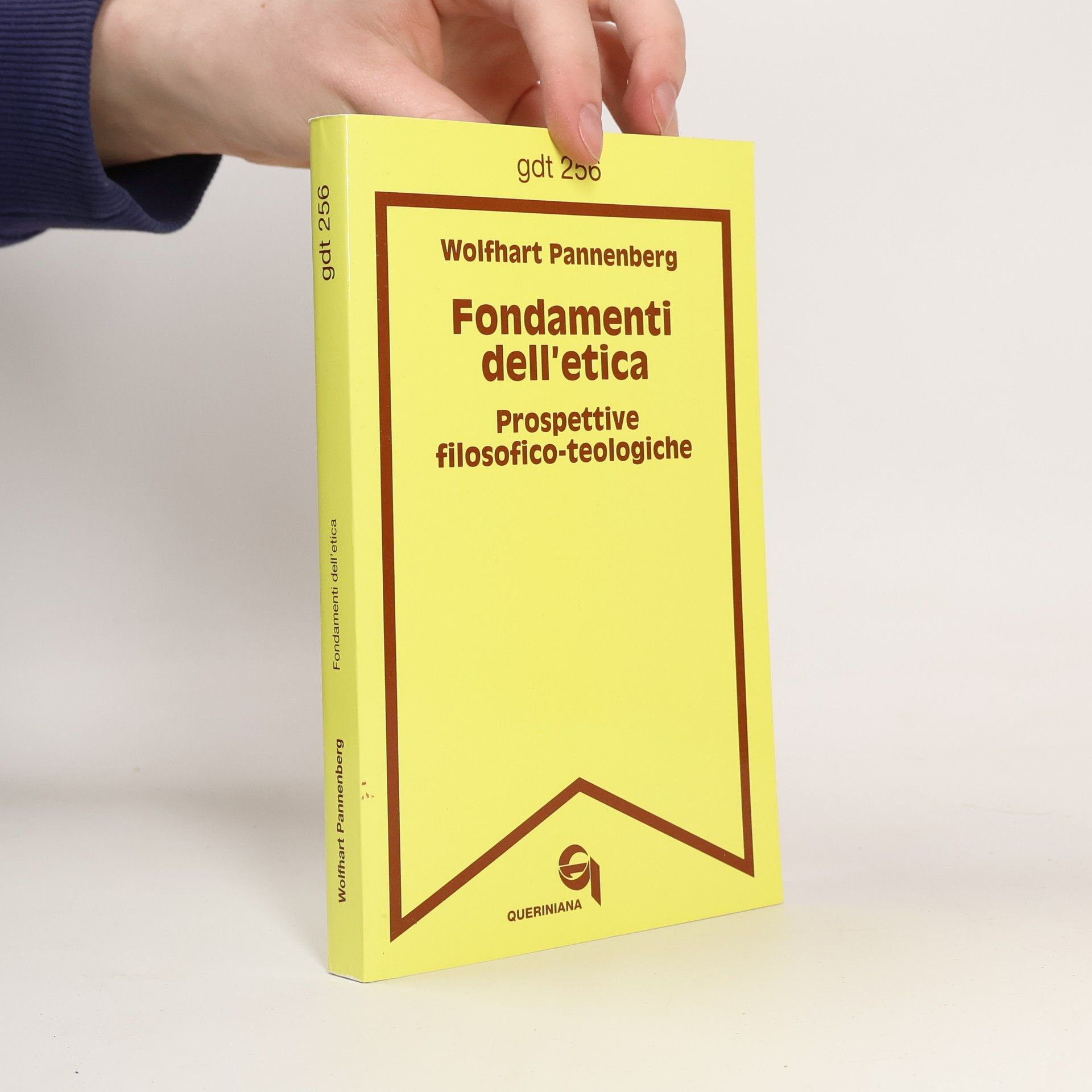 Wolfhart Pannenberg Giornale di teologia - 256: Fondamenti dell'etica