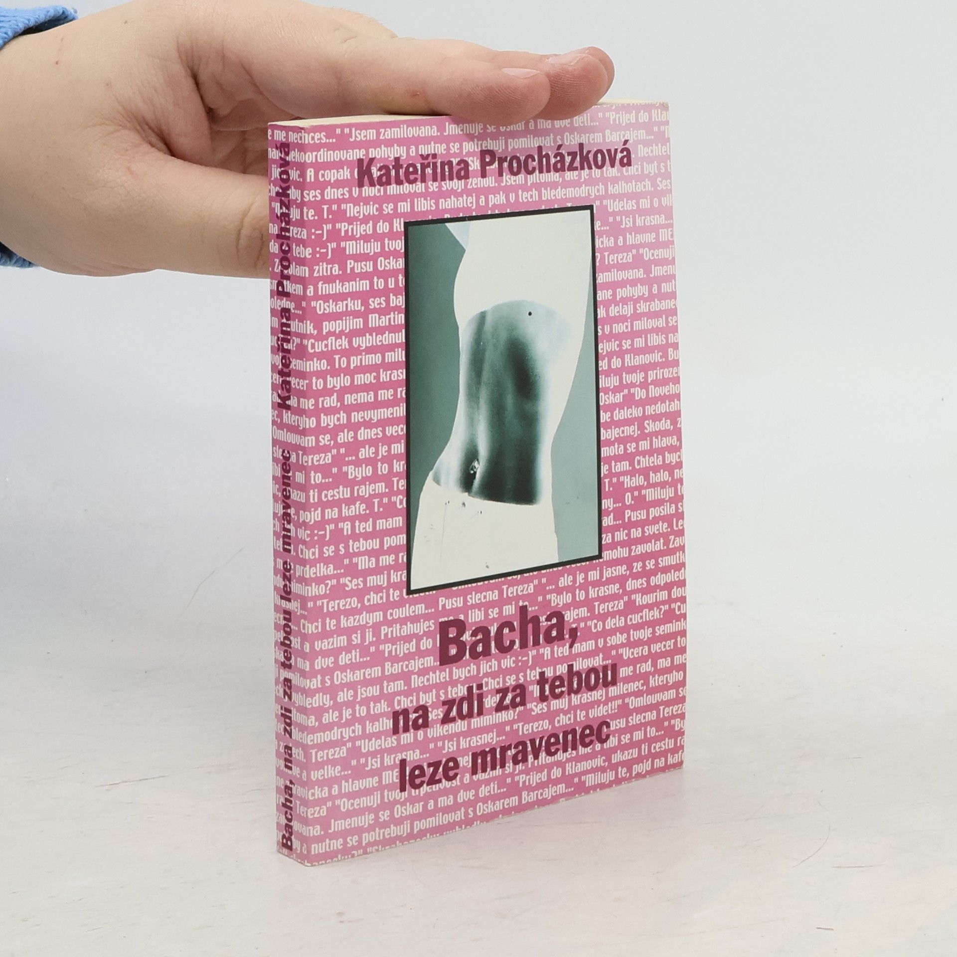 Kateřina Procházková Bacha, na zdi za tebou leze mravenec