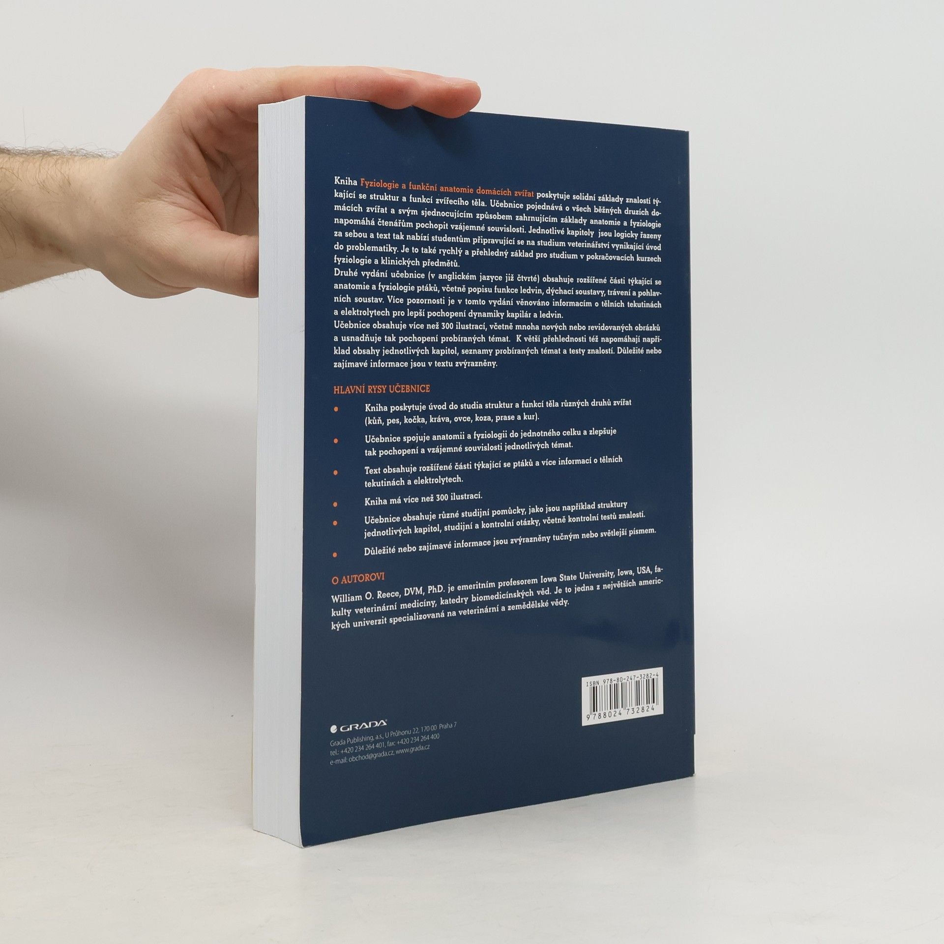 William O. Reece Fyziologie a funkční anatomie domácích zvířat