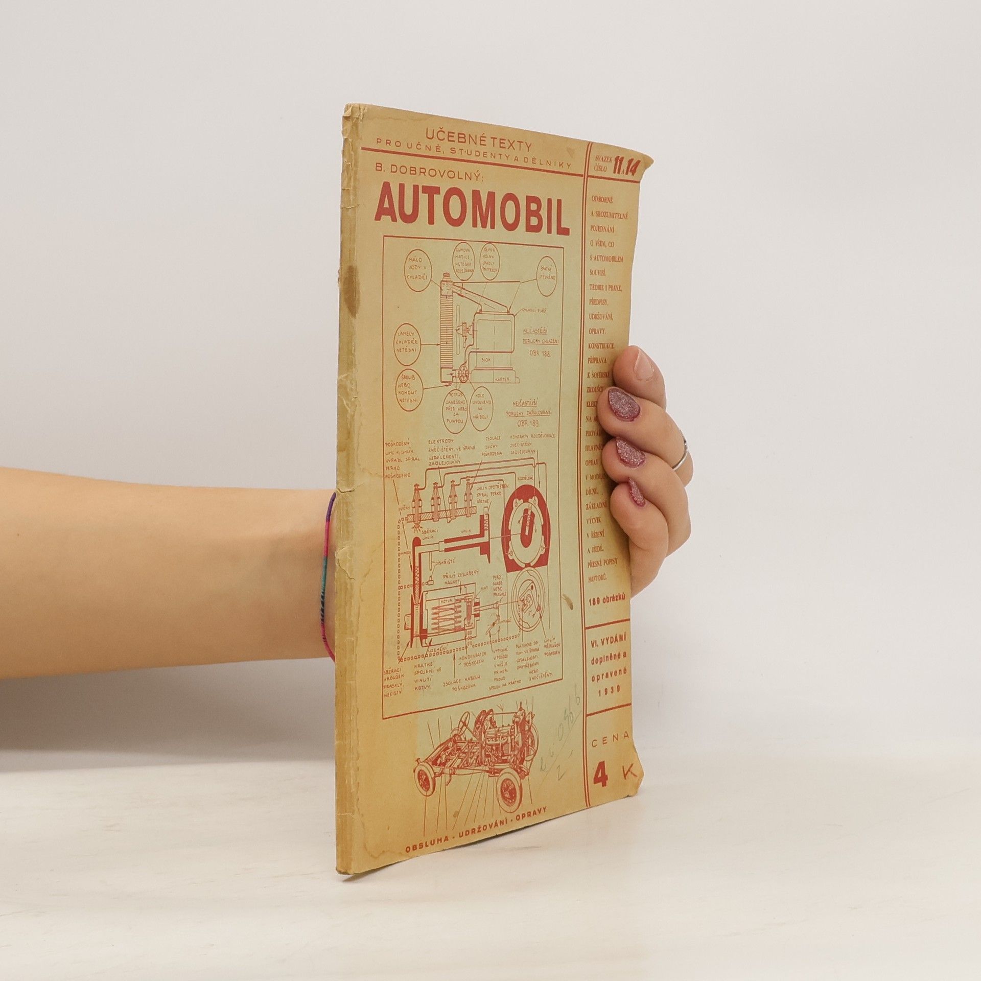 B. Dobrovolný Automobil. Učebné texty pro učně, studenty a dělníky