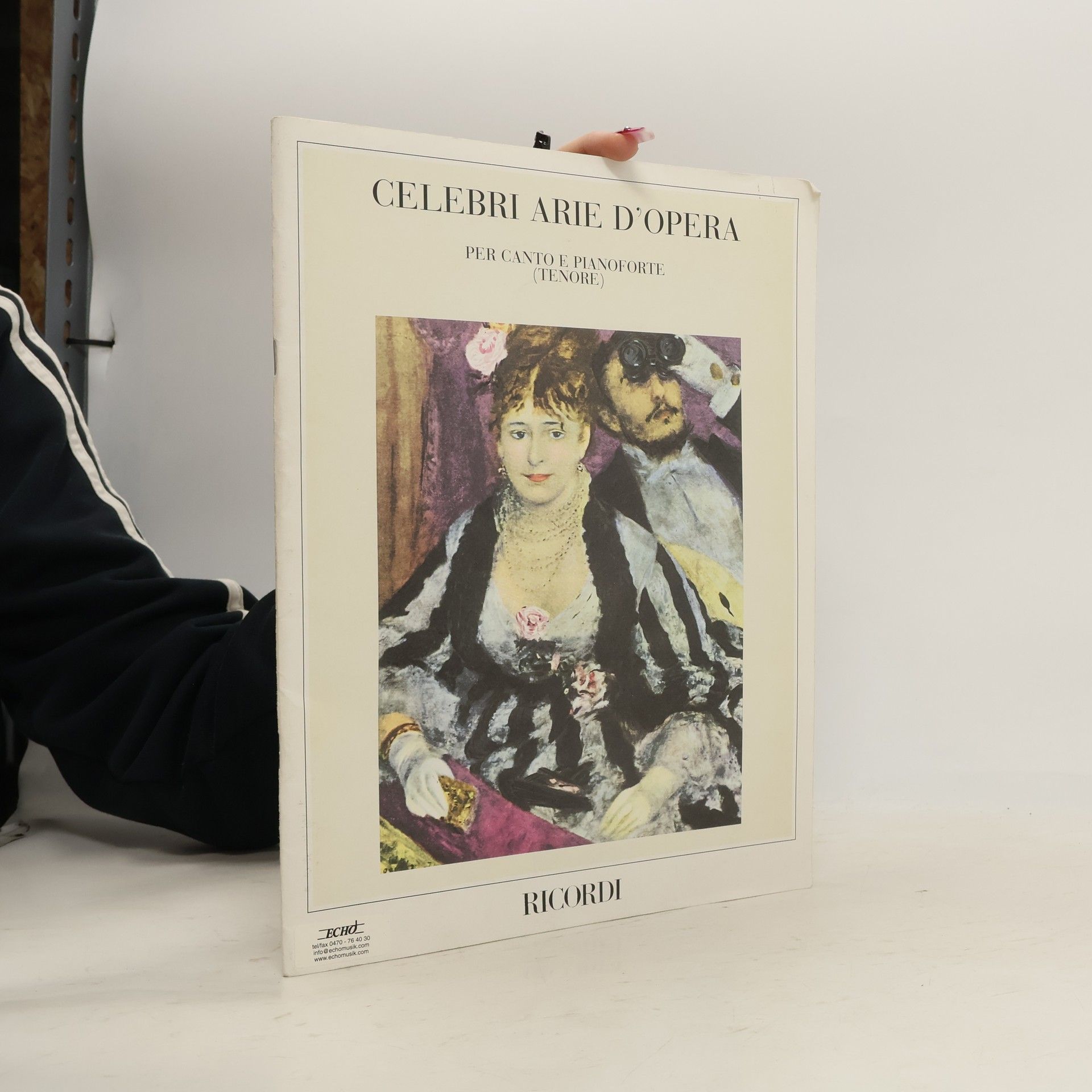 AA.VV. Celebri arie d'opera per canto e pianoforte (Tenore)