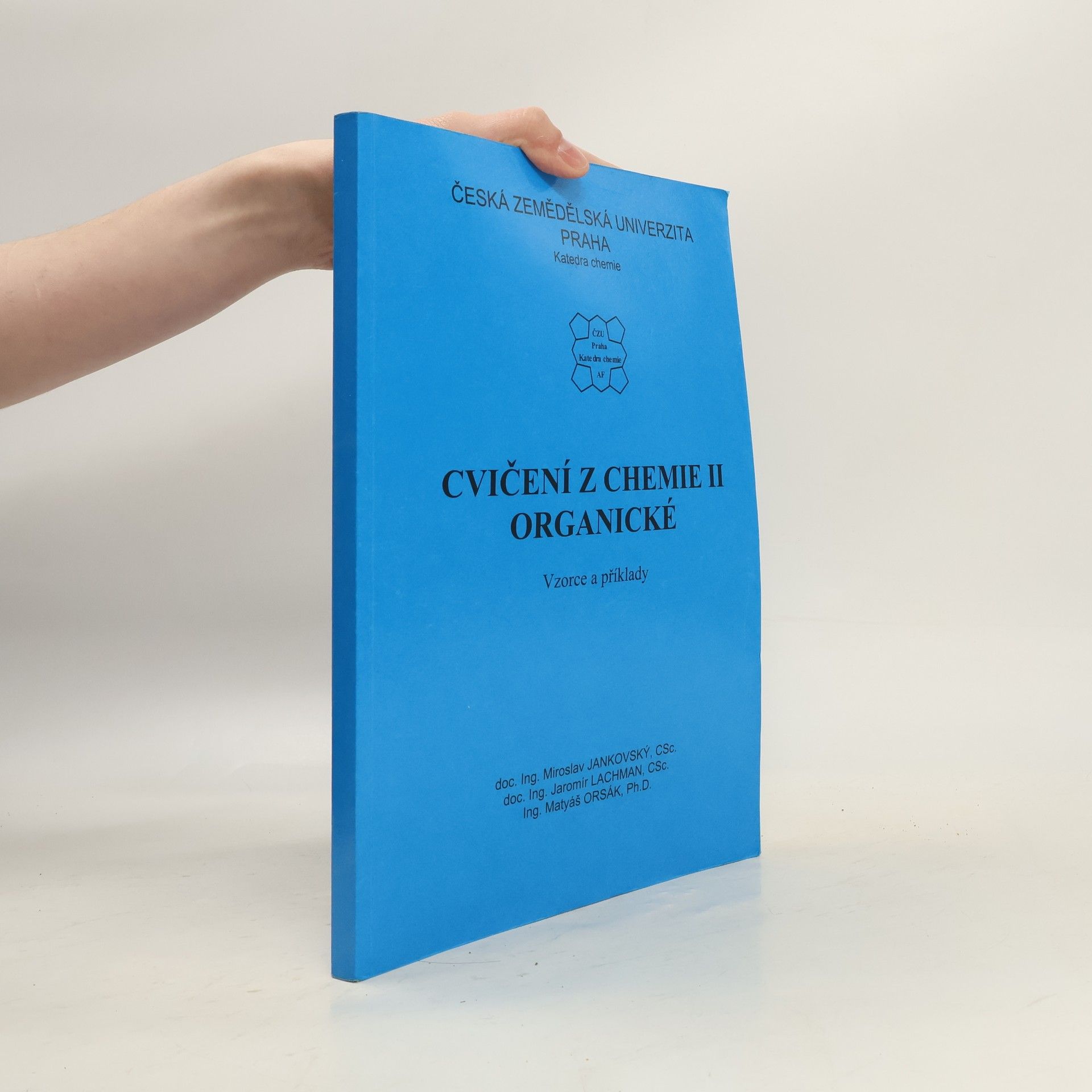 Miroslav Jankovský Cvičení z chemie II organické. Vzorce a příklady