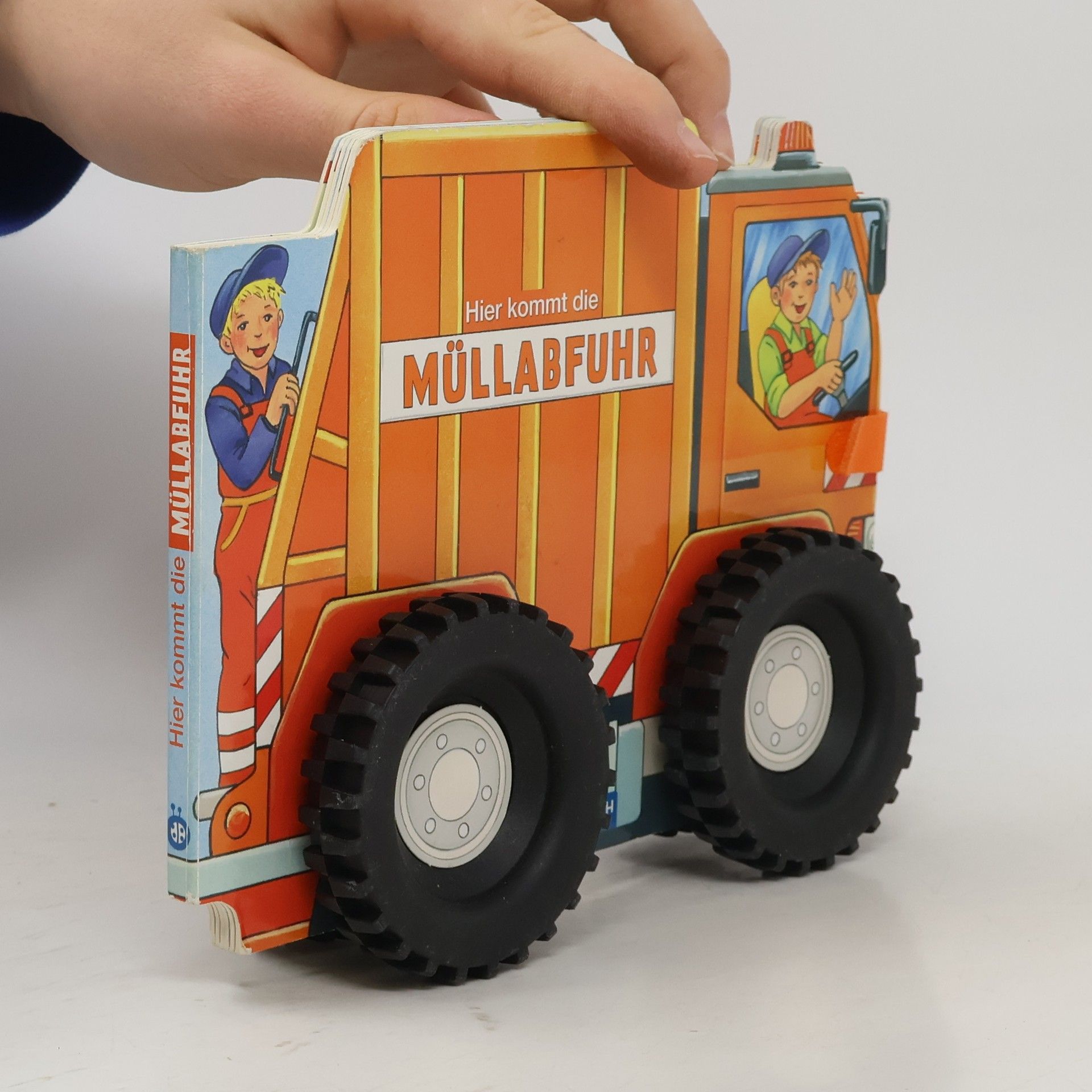 Trötsch Verlag Trötsch Pappenbuch mit Rädern Müllauto Hier kommt die Müllabfuhr