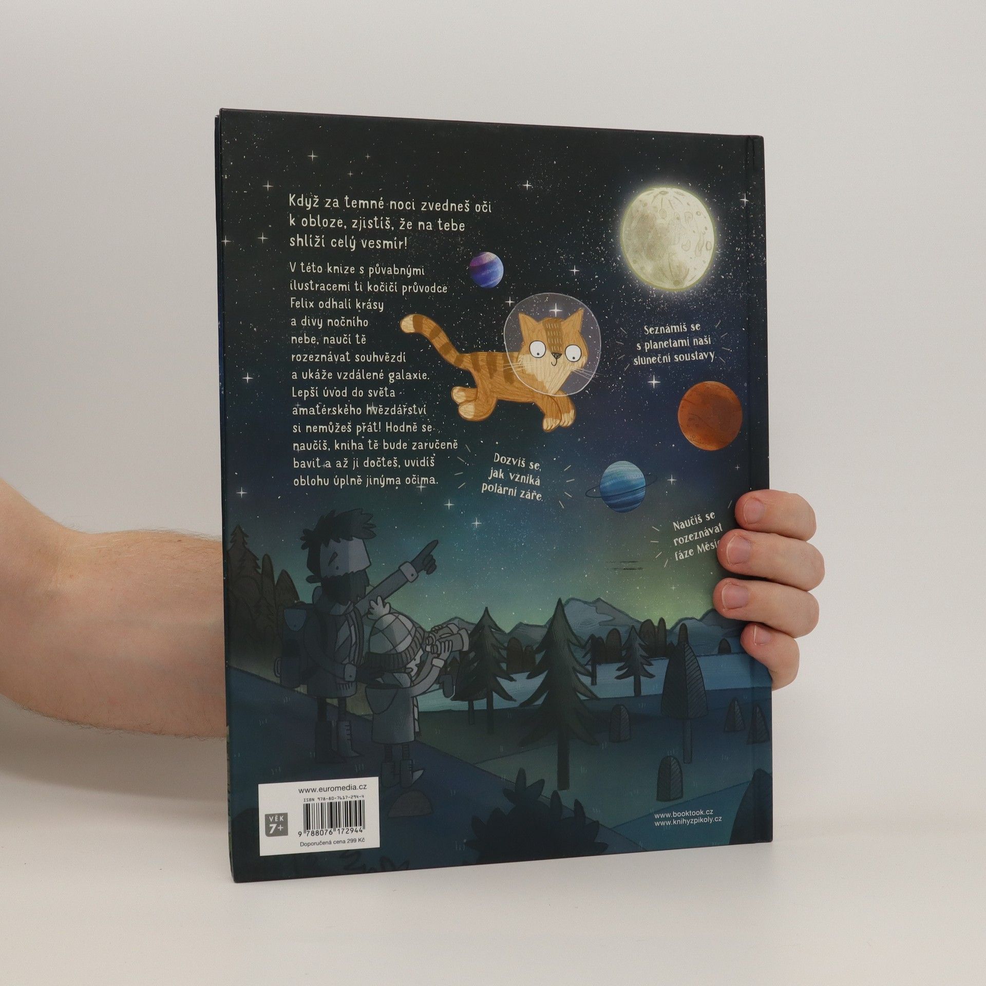 Stuart Atkinson Kočičí průvodce noční oblohou - Pozoruj hvězdy s kocourem Felixem!