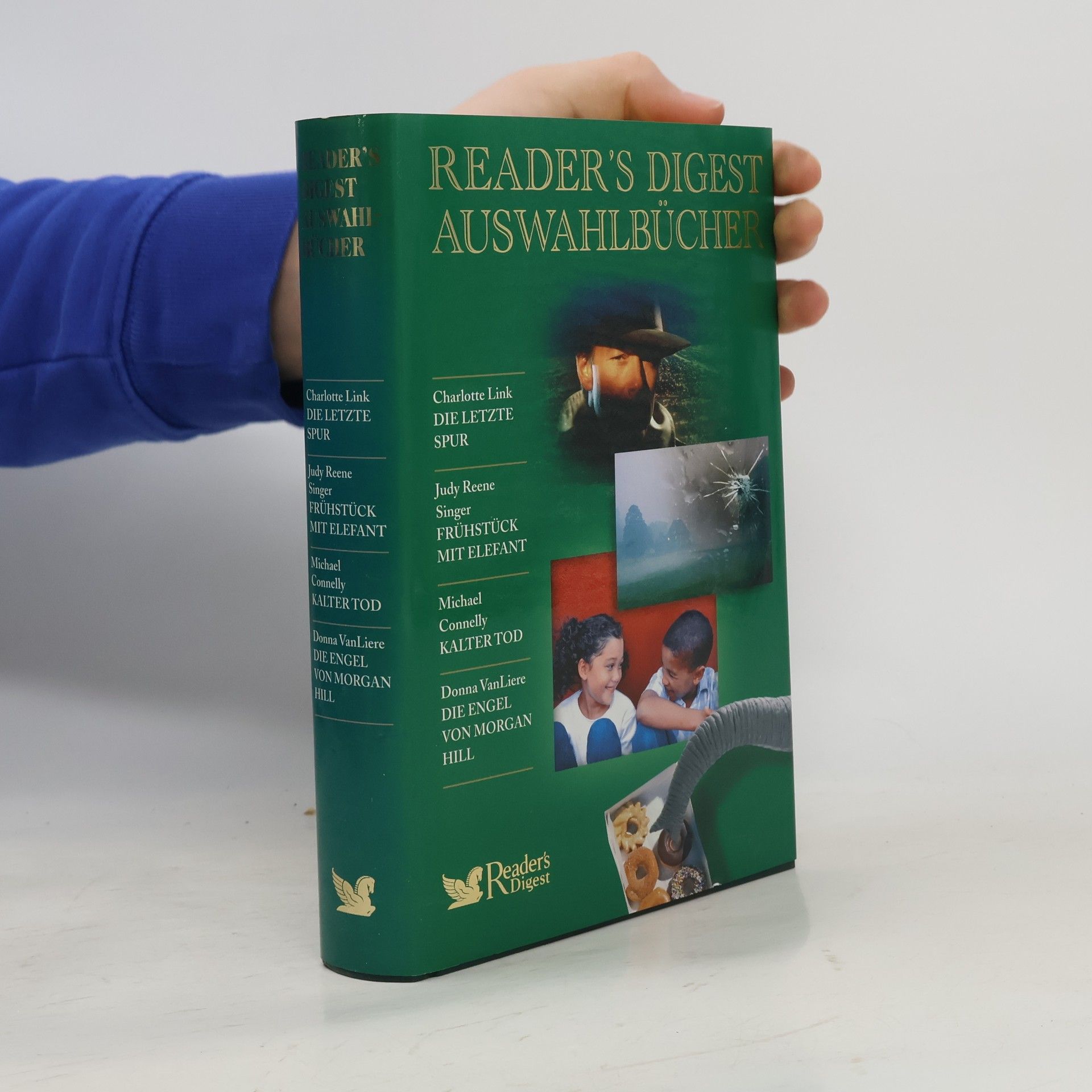 Auswahlbücher: Die Letzte Spur, Frühstück mit Elefant, Kalter Tod, Die Engel von Morgan Hill