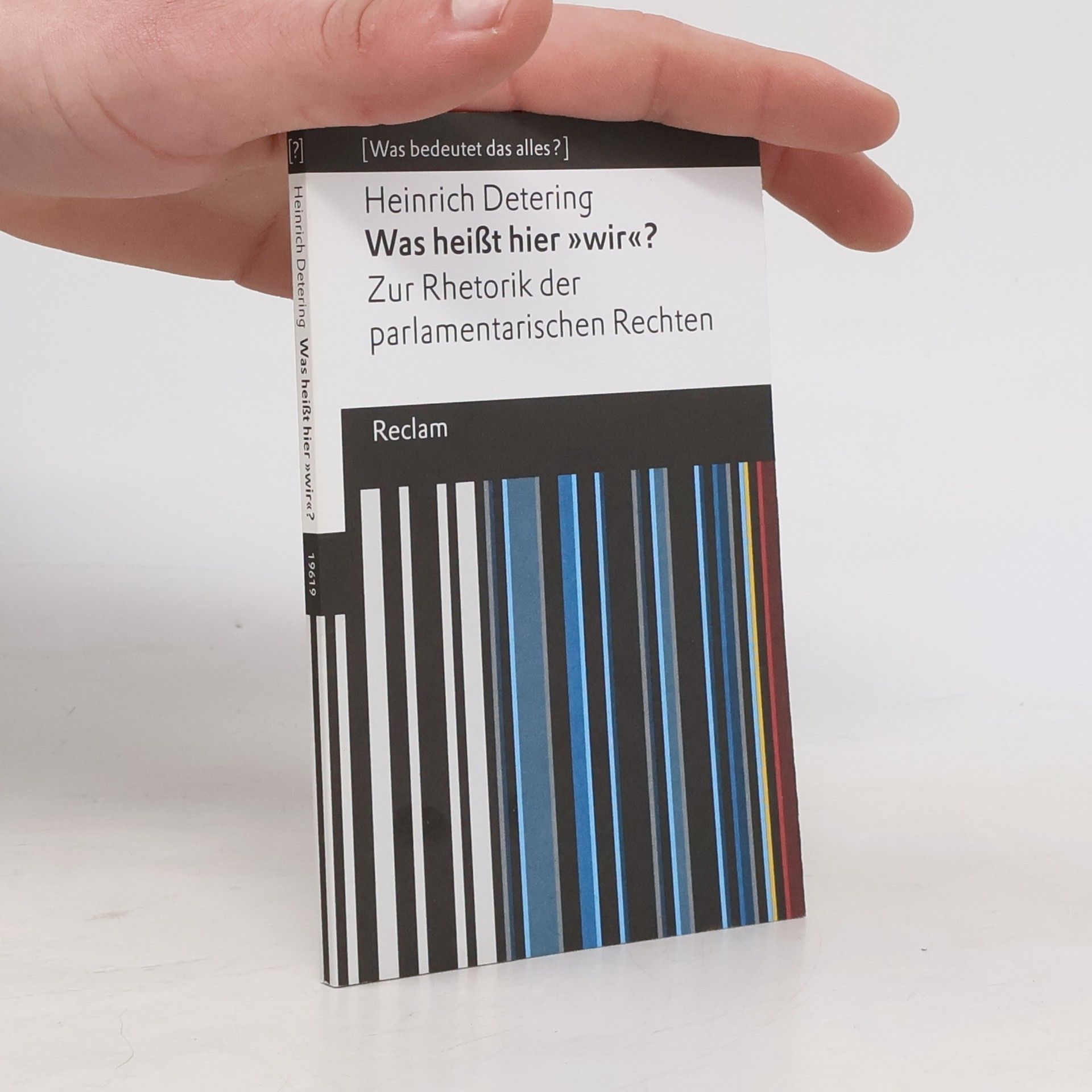 Heinrich Detering Was heißt hier "wir"?