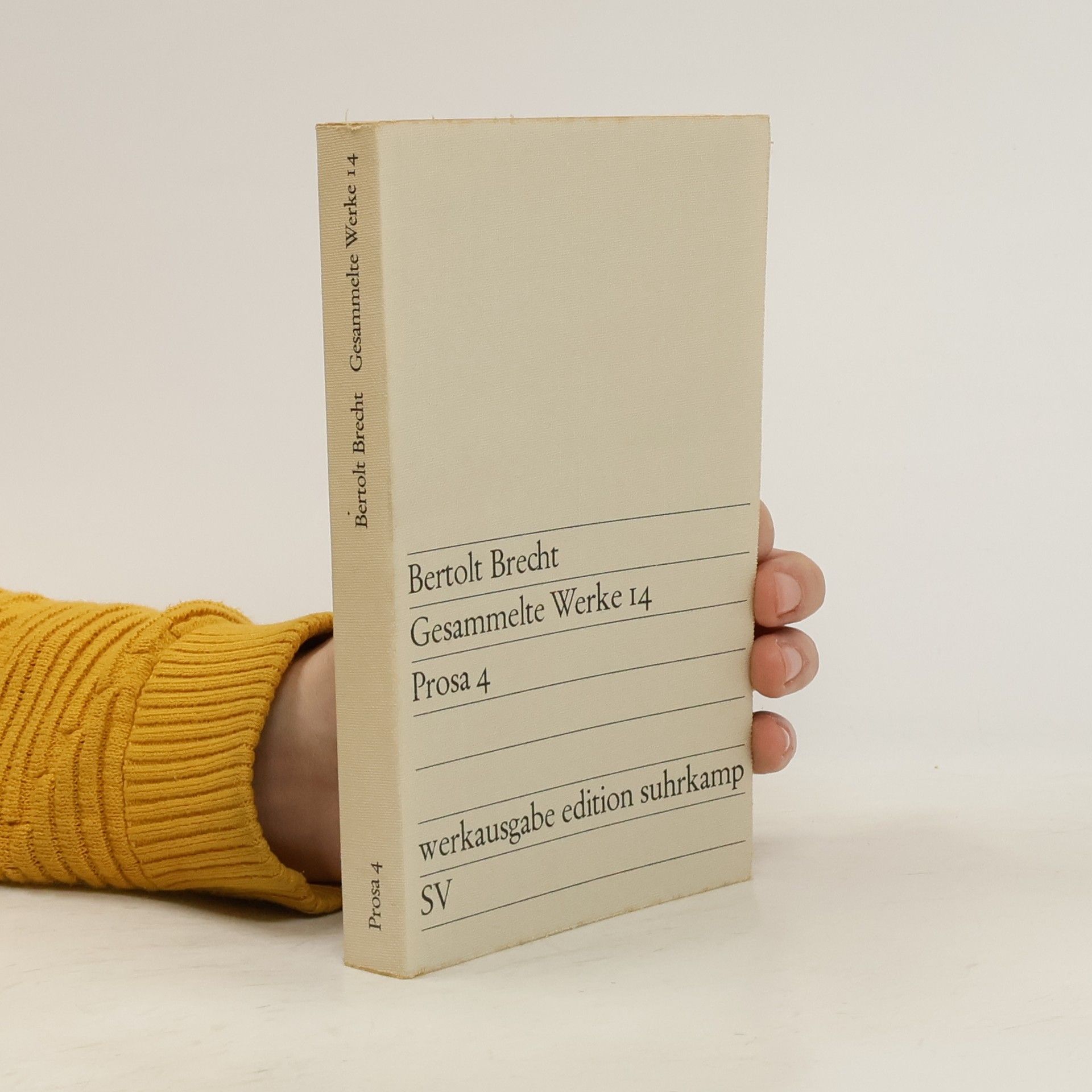 Bertolt Brecht Gesammelte Werke 14. Prosa 4