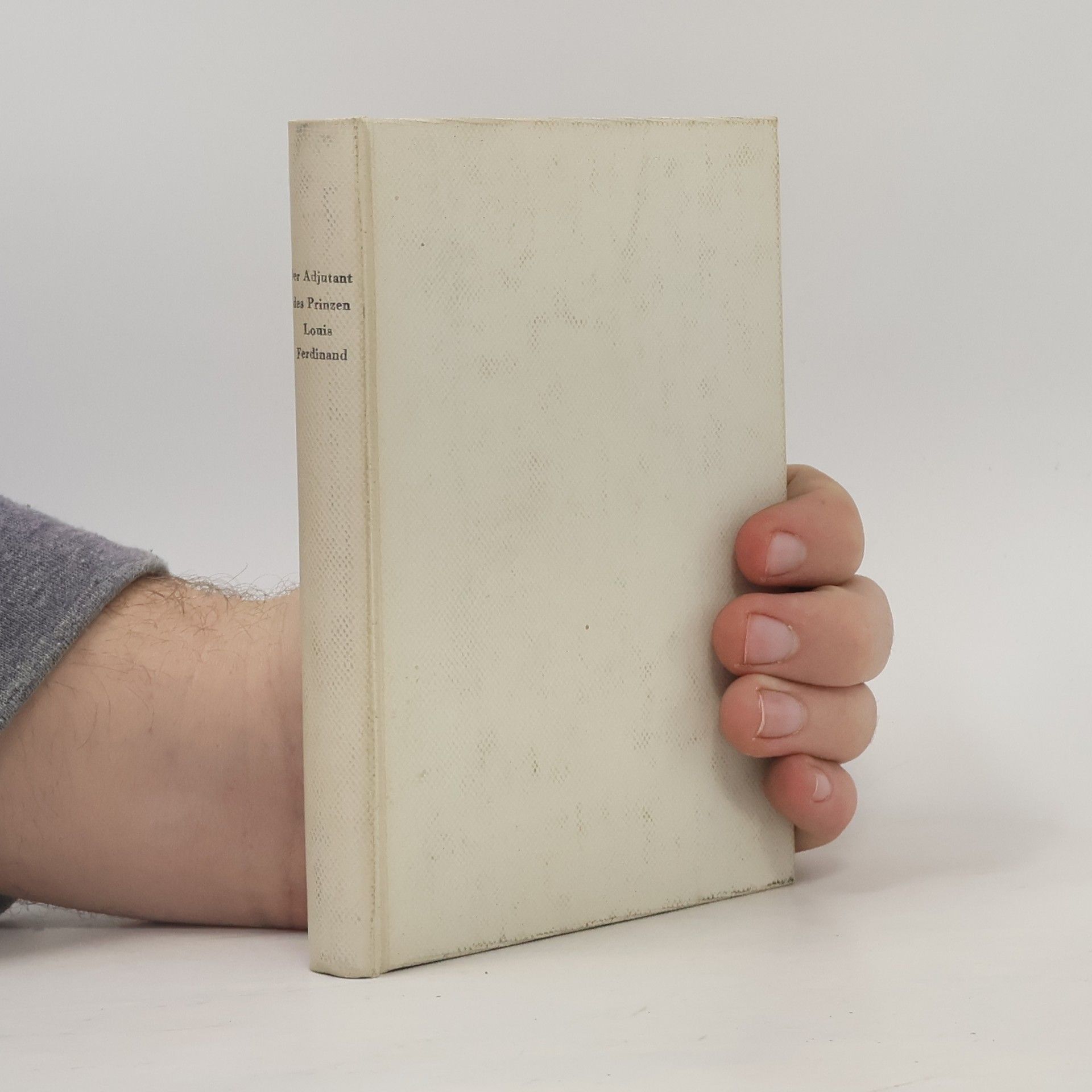 Hans Wahl Der Adjutant des Prinzen Louis Ferdinand