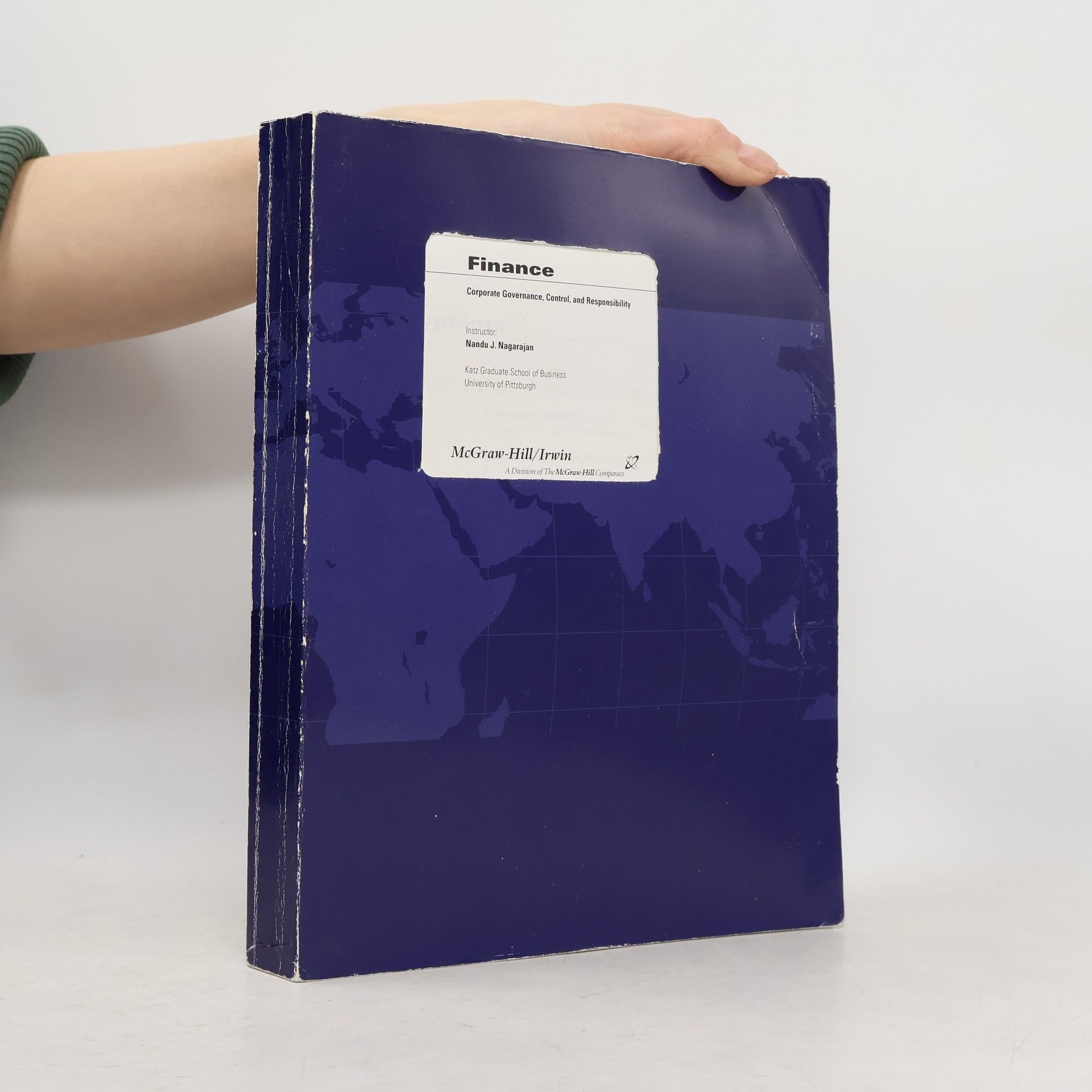 Nandu J. Nagarajan Finance. Corporate Governance, Control and Responsibility