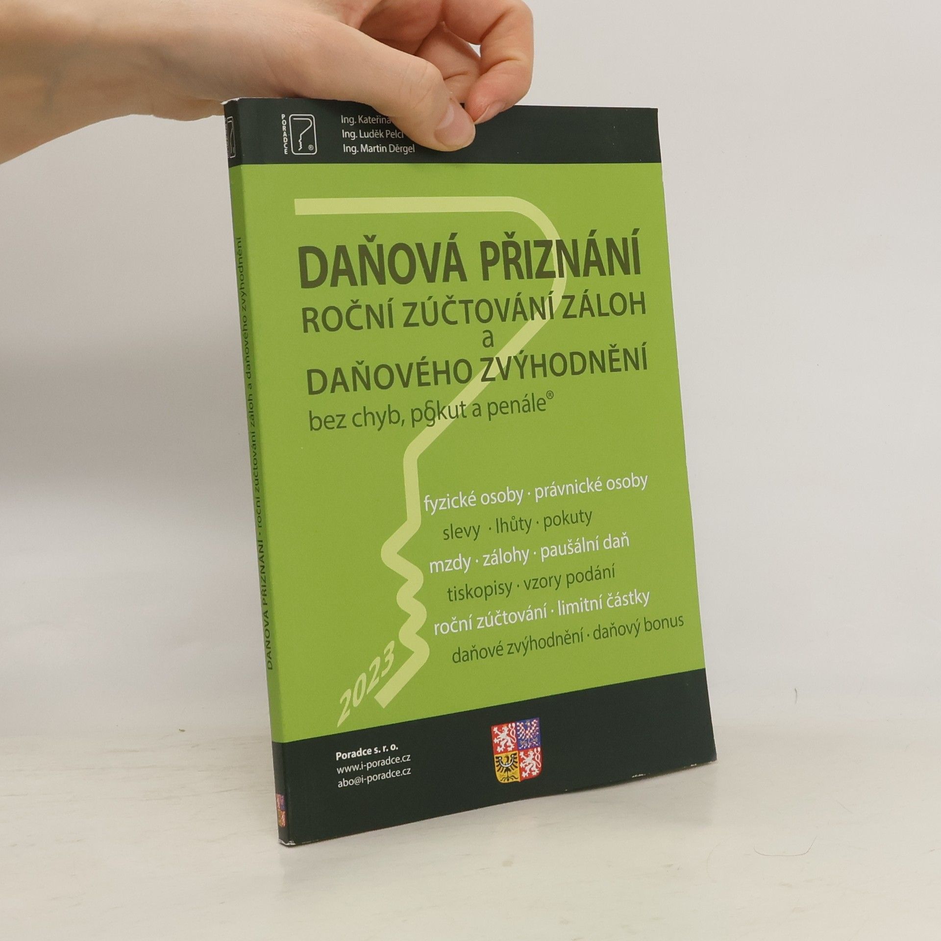 Martin Děrgel Daňová přiznání. Roční zúčtování záloh a daňového zvýhodnění