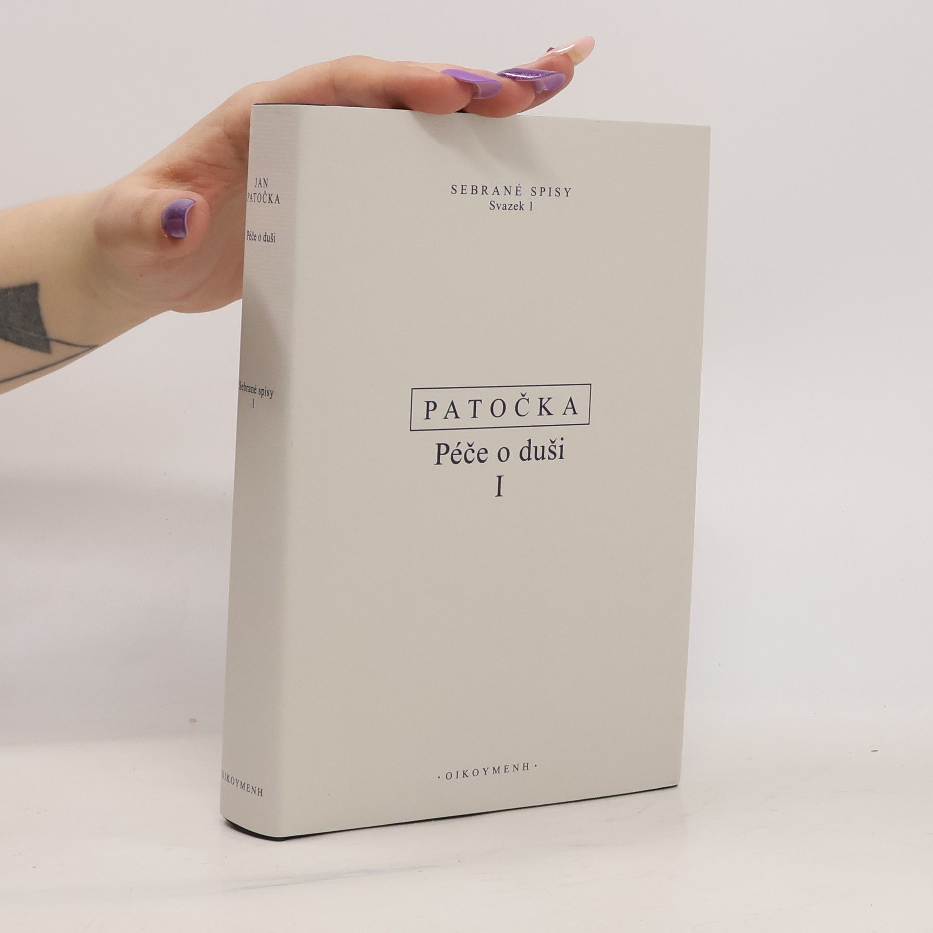 Jan Patočka Péče o duši: I. Stati z let 1929-1952, nevydané texty z padesátých let. 2023. 505 stran
