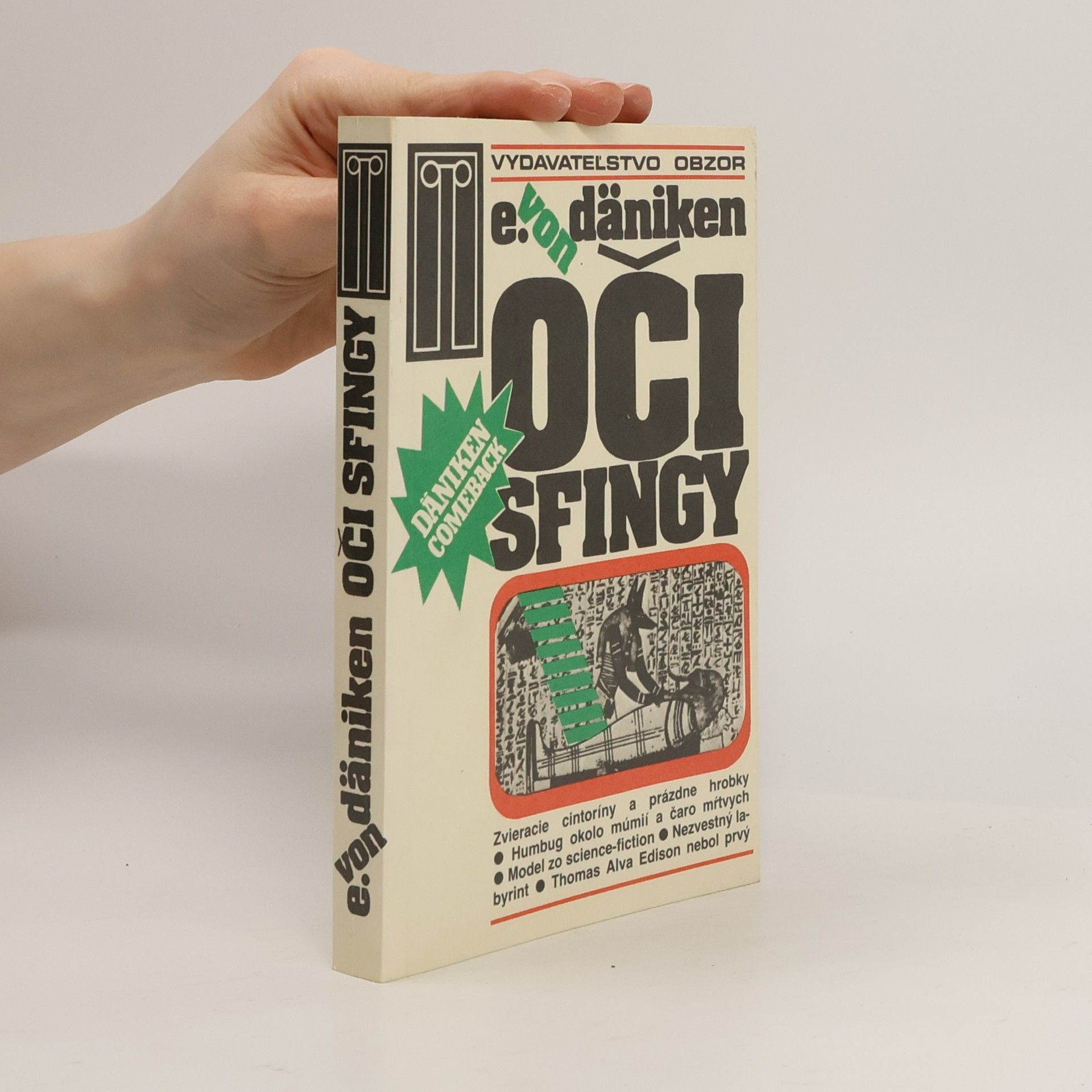 Erich von Däniken Oči sfingy