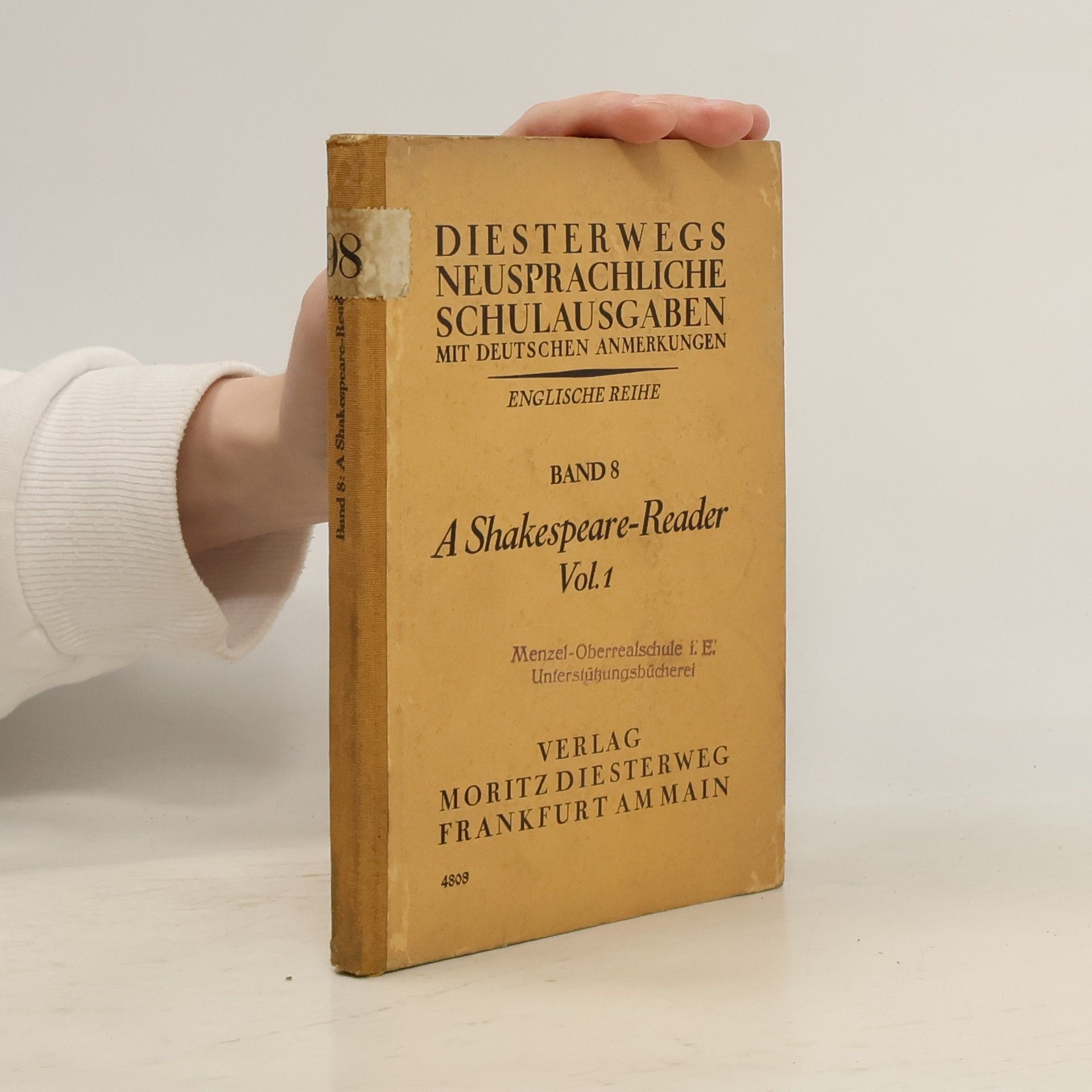 William Shakespeare A Shakespeare-Reader 1