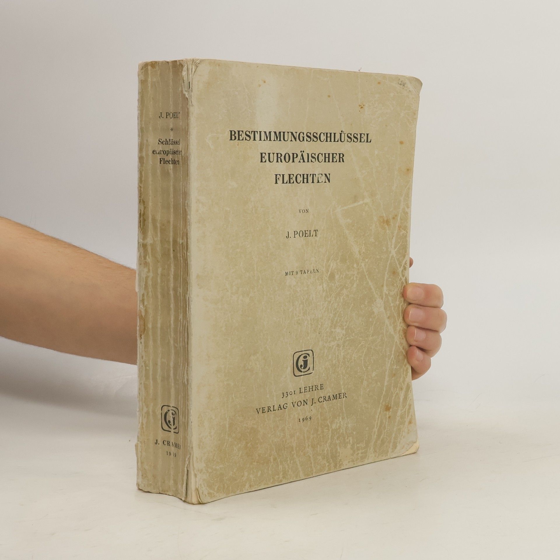 Josef Poelt Bestimmungsschlüssel europäischer Flechten
