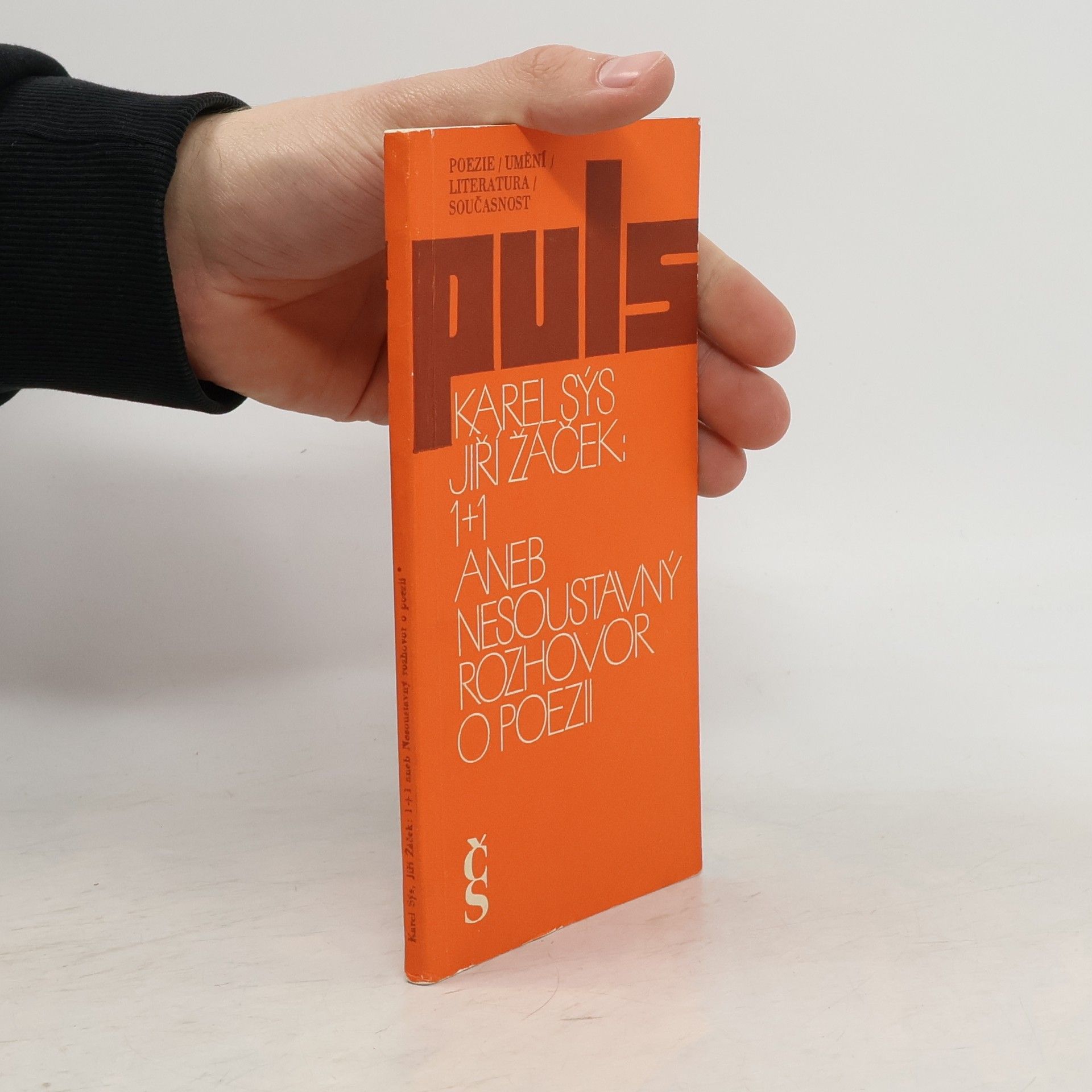 Karel Sýs 1+1 aneb nesoustavný rozhovor o poezii