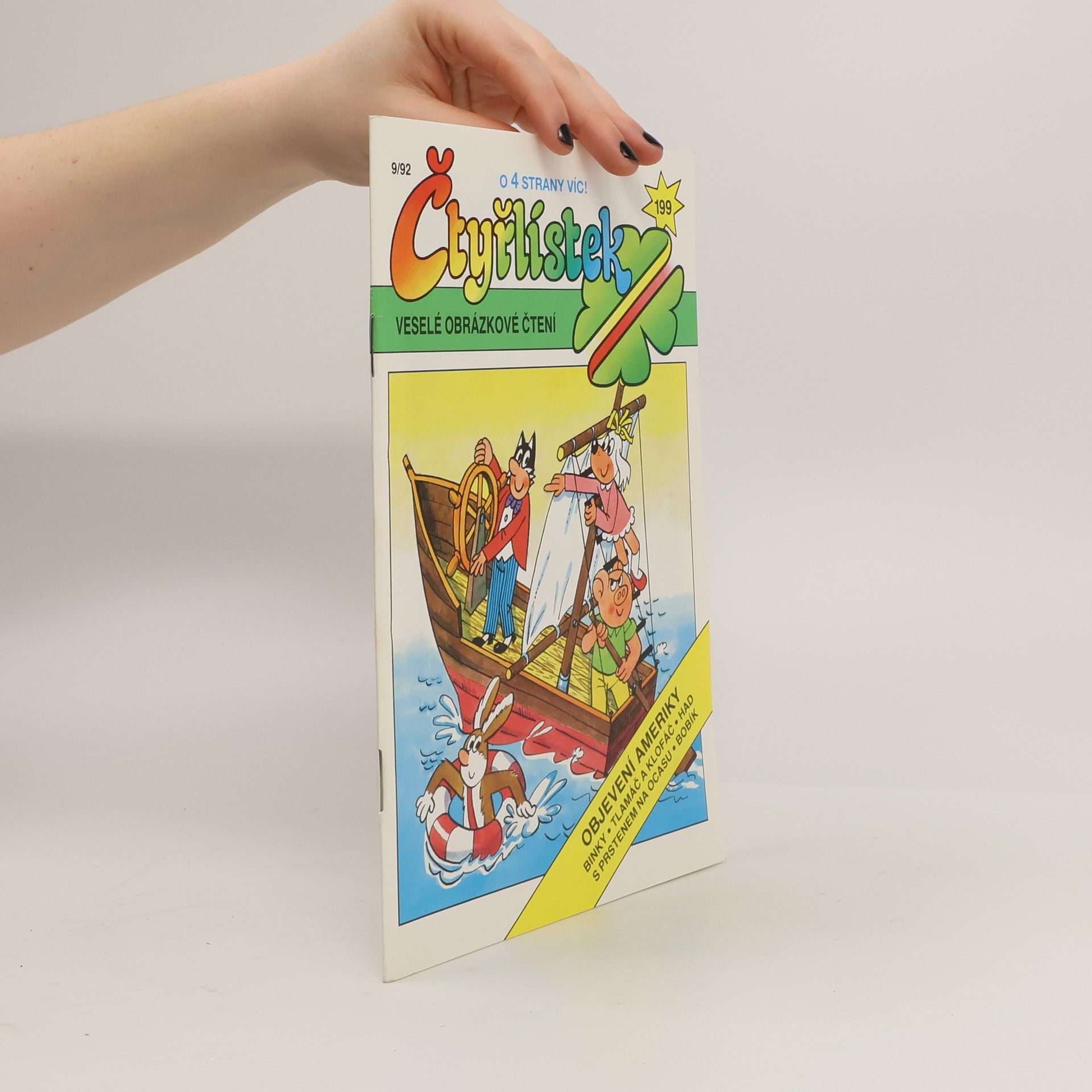 Kolektiv autorů Čtyřlístek 199. 9/1992 Objevení Ameriky