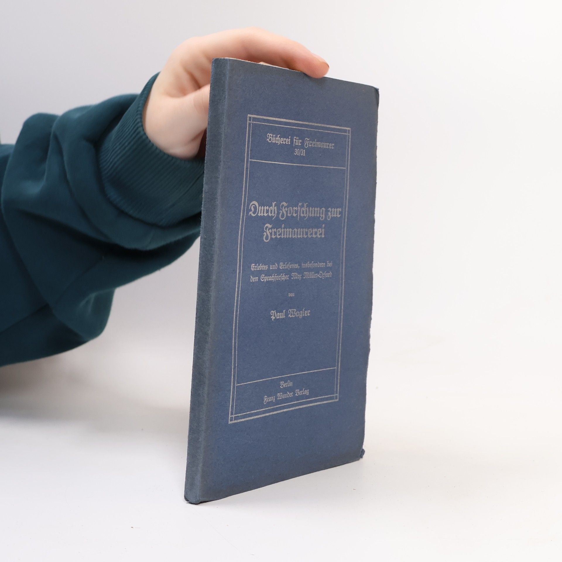 Paul Wagler Durch Forschung zur Freimaurerei