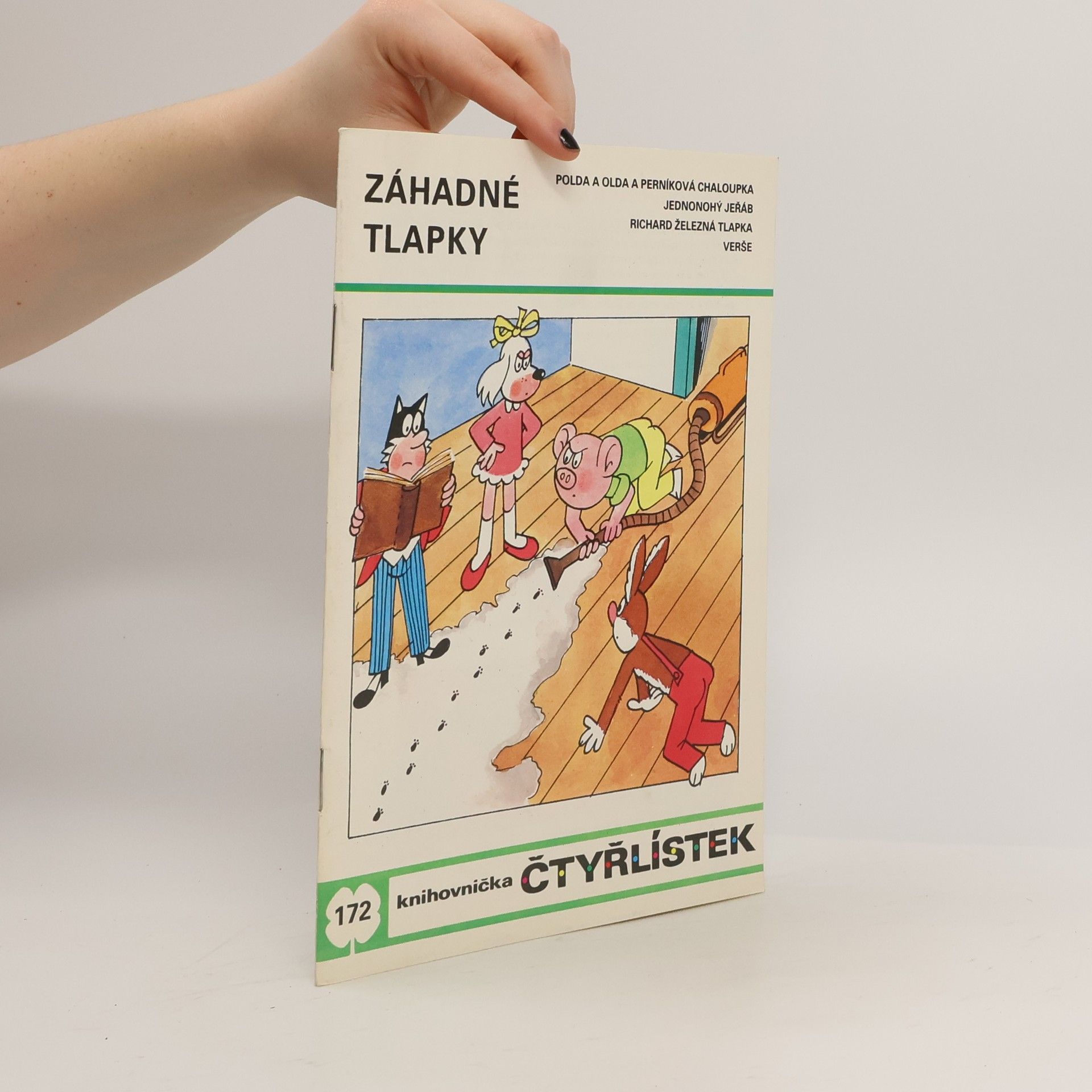 Jaroslav Němeček Čtyřlístek 172. Záhadné tlapky